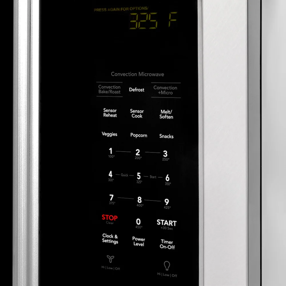 ZLINE 30 in. 1.5 cu. ft. Over-The-Range Convection Microwave Oven in Satin Stainless Steel with Traditional Handle and Sensor Cooking, Open Box-Great Condition - Image 10
