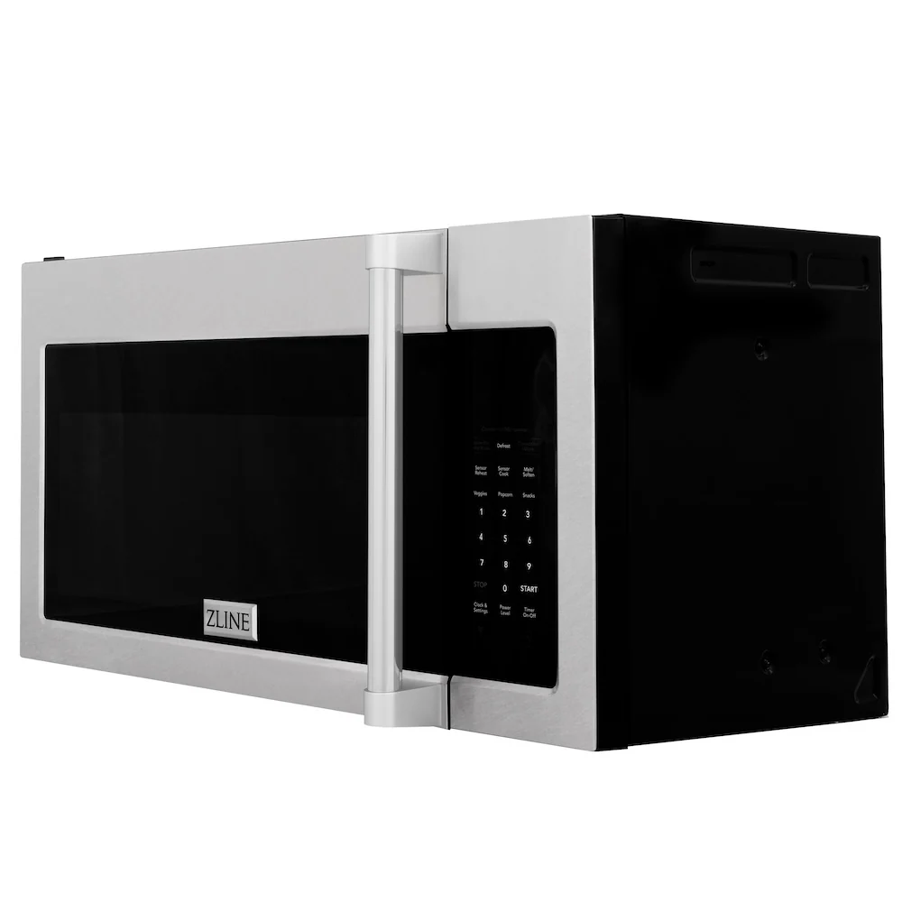 ZLINE 30 in. 1.5 cu. ft. Over-The-Range Convection Microwave Oven in Satin Stainless Steel with Traditional Handle and Sensor Cooking, Open Box-Great Condition - Image 3