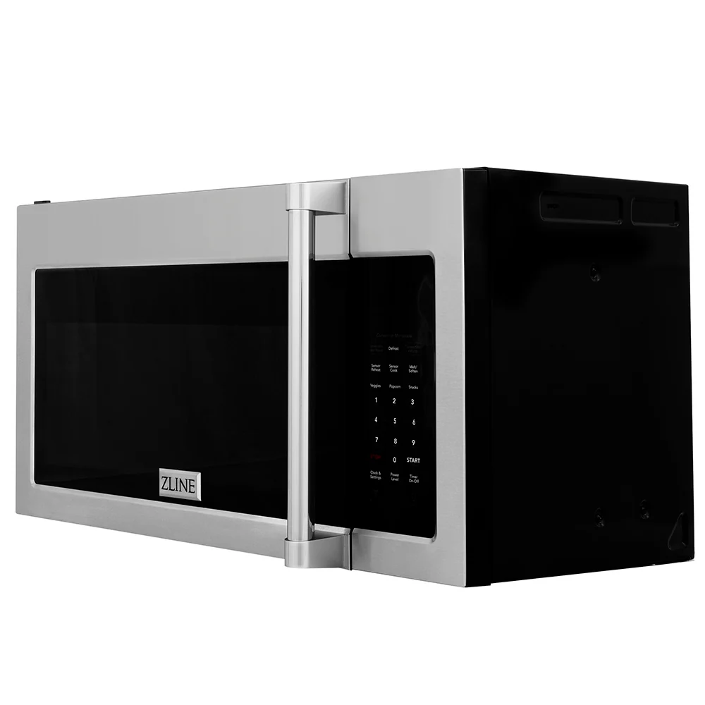 ZLINE 30 in. 1.5 cu. ft. Over-The-Range Convection Microwave Oven in Stainless Steel with Traditional Handle and Sensor Cooking, Open Box-Great Condition - Image 4