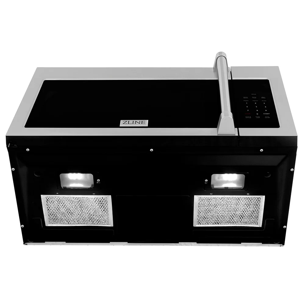 ZLINE 30 in. 1.5 cu. ft. Over-The-Range Convection Microwave Oven in Stainless Steel with Traditional Handle and Sensor Cooking, Open Box-Great Condition - Image 5