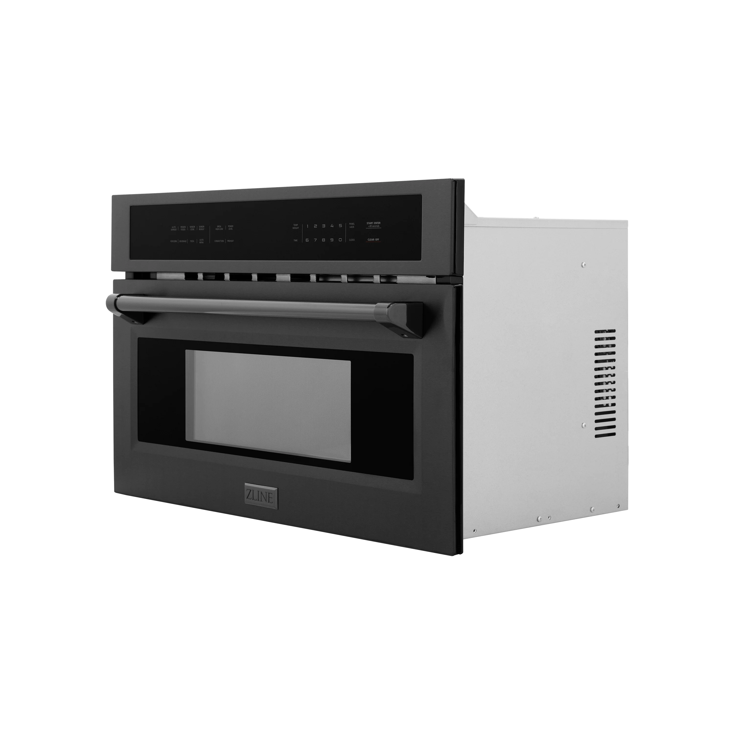 ZLINE 30 in. 1.6 cu ft. Built-in Convection Microwave Oven in Black Stainless Steel with Speed and Sensor Cooking, Open Box-Great Condition - Image 4