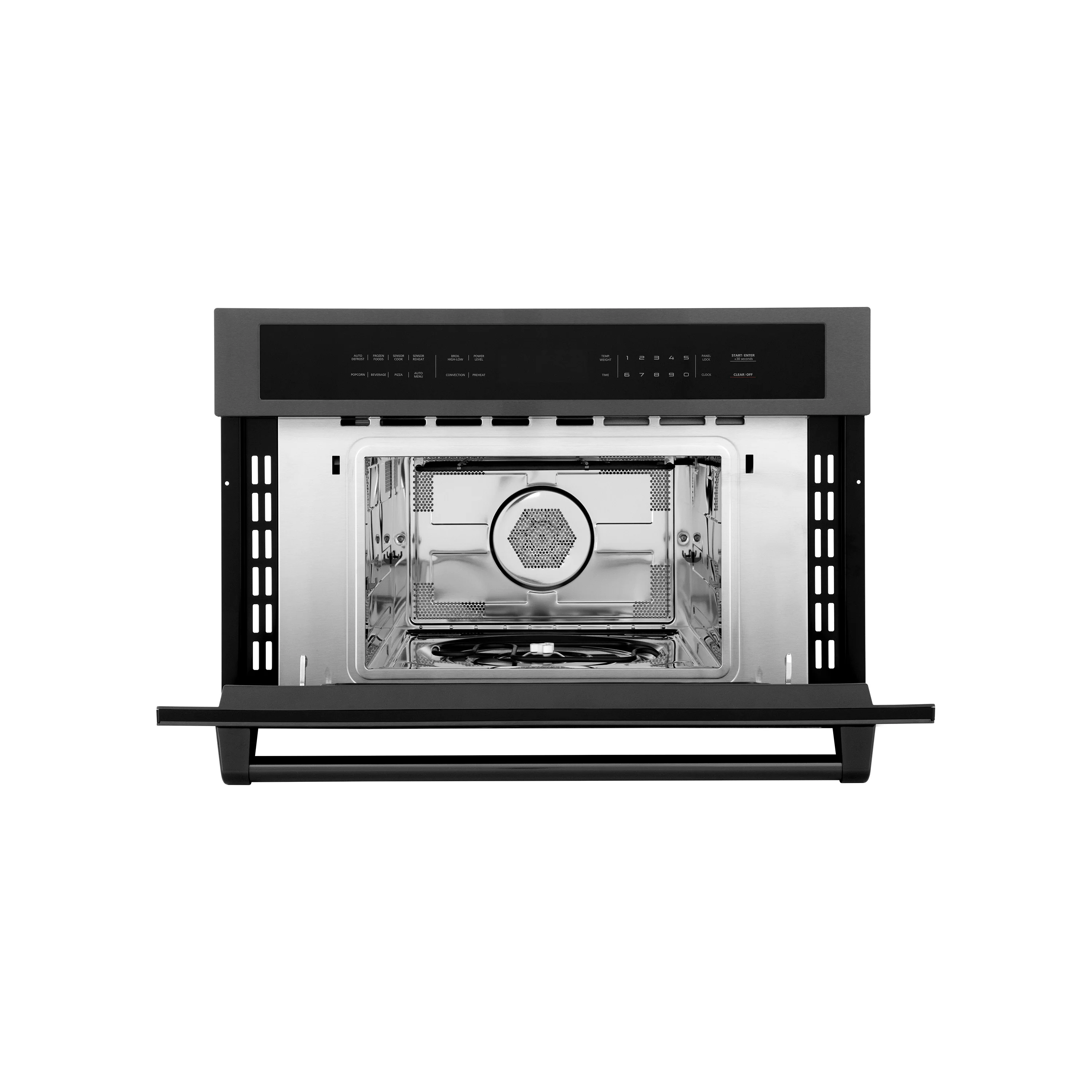 ZLINE 30 in. 1.6 cu ft. Built-in Convection Microwave Oven in Black Stainless Steel with Speed and Sensor Cooking, Open Box-Great Condition - Image 5