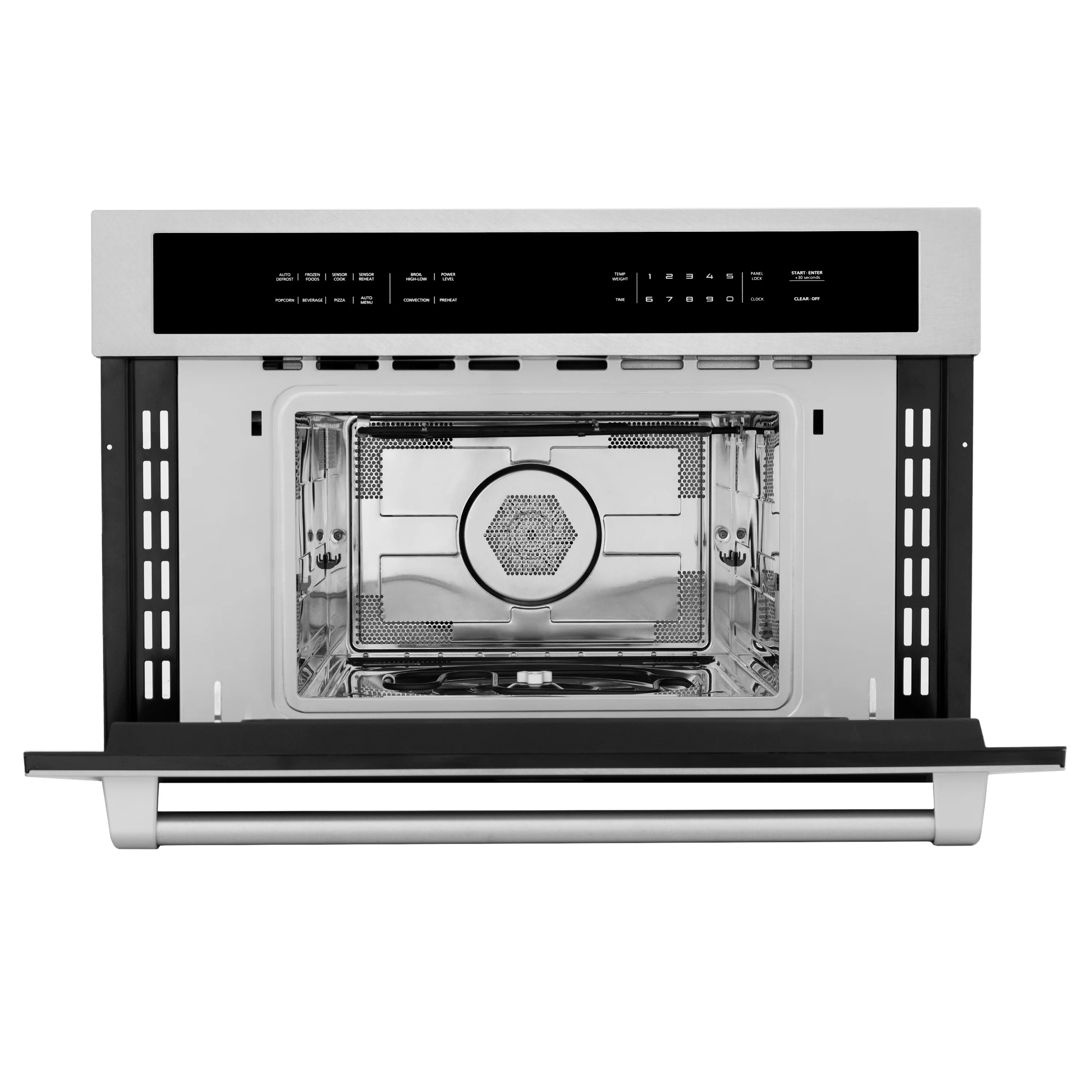 ZLINE 30 in. 1.6 cu ft. Built-in Convection Microwave Oven in Satin Stainless Steel with Speed and Sensor Cooking, Open Box-Great Condition - Image 5