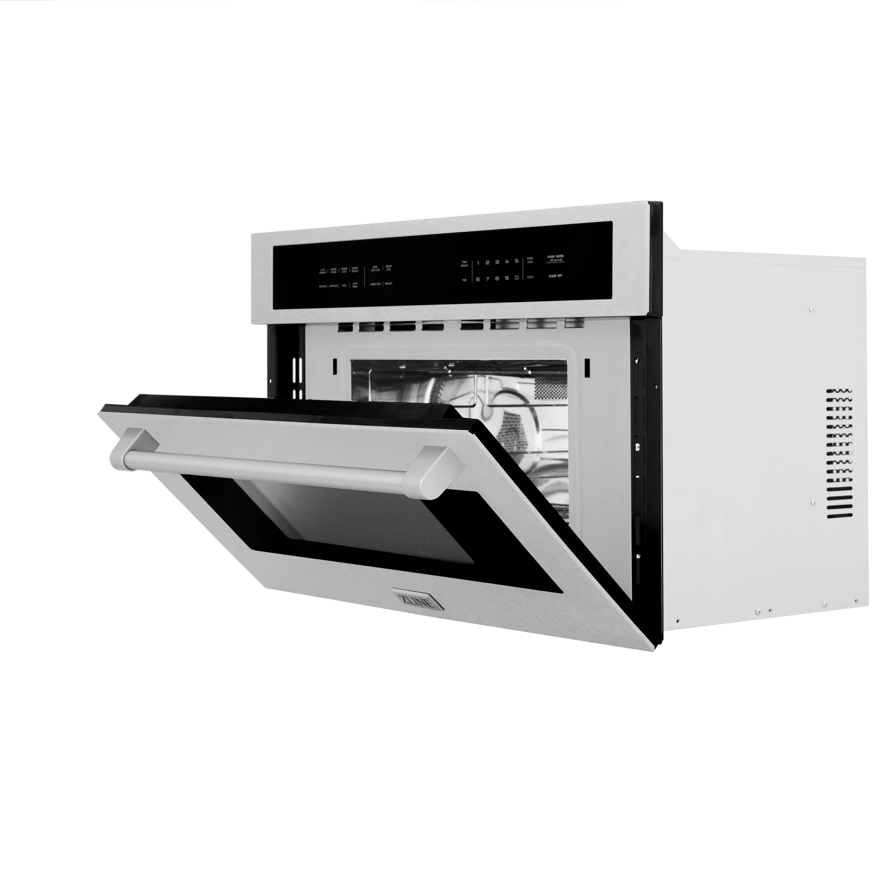 ZLINE 30 in. 1.6 cu ft. Built-in Convection Microwave Oven in Satin Stainless Steel with Speed and Sensor Cooking, Open Box-Great Condition - Image 8