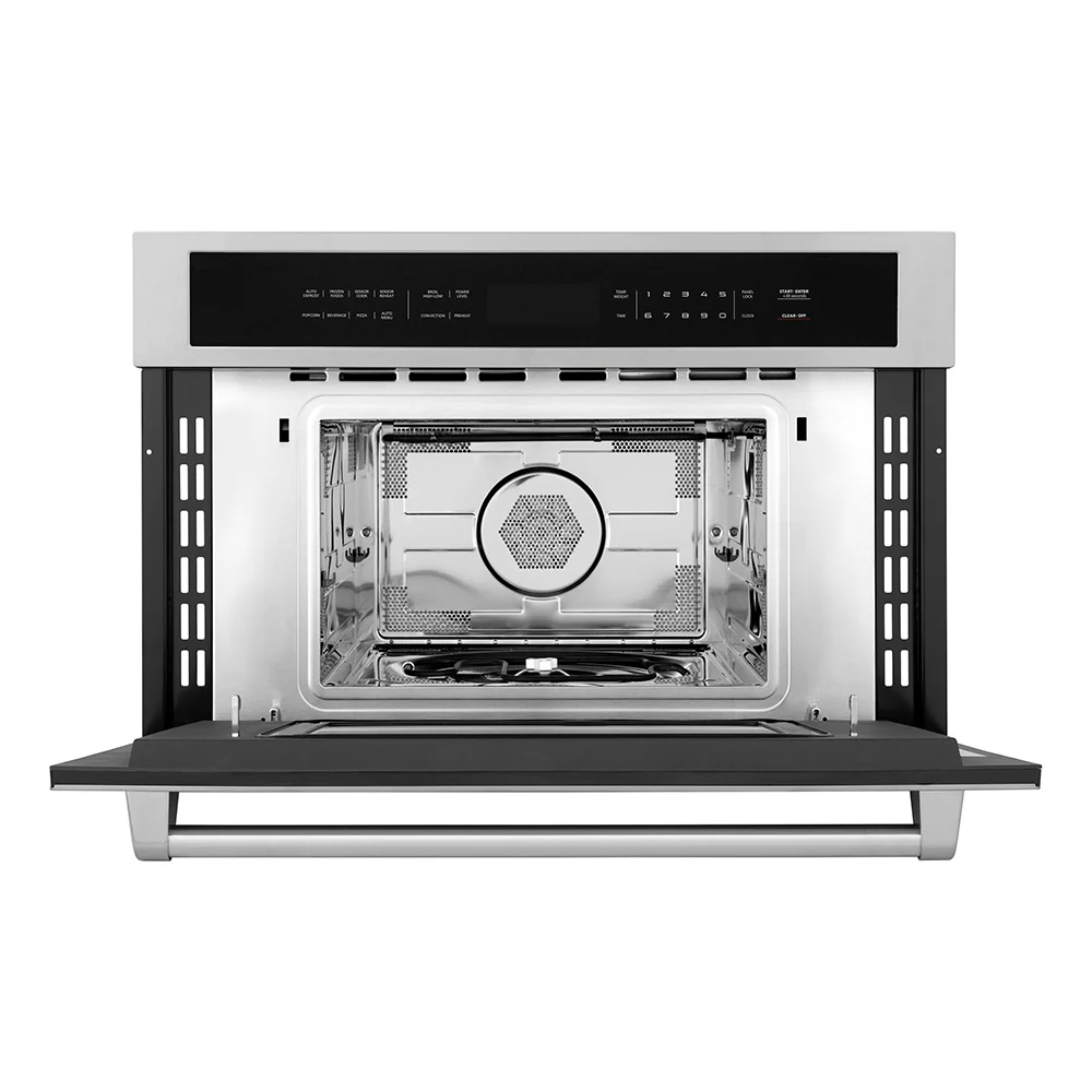 ZLINE 30 in. 1.6 cu ft. Built-in Convection Microwave Oven in Stainless Steel with Speed and Sensor Cooking, Open Box-Great Condition - Image 3
