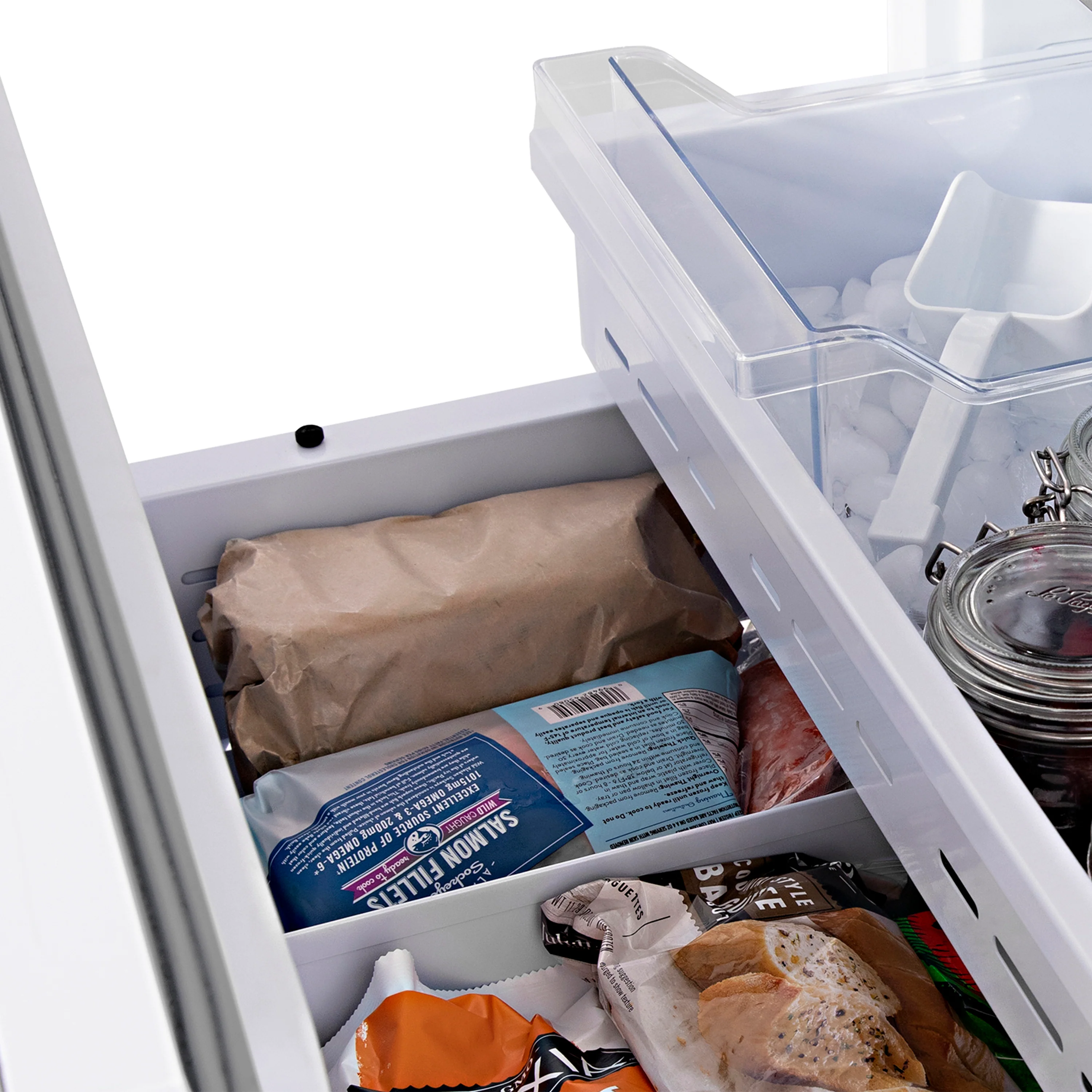 ZLINE 30 in. 16.1 cu. ft. Panel Ready Built-In Bottom Freezer Refrigerator with Water Dispenser and Ice Maker, Open Box-Good Condition - Image 12