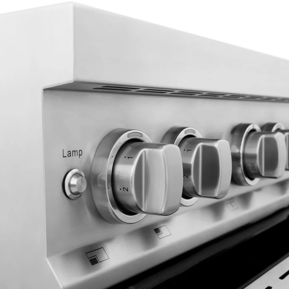 ZLINE 30 in. 4.0 cu. ft. Legacy Induction Range with 4 Element Cooktop and Electric Convection Oven in Stainless Steel, Open Box-Great Condition - Image 11