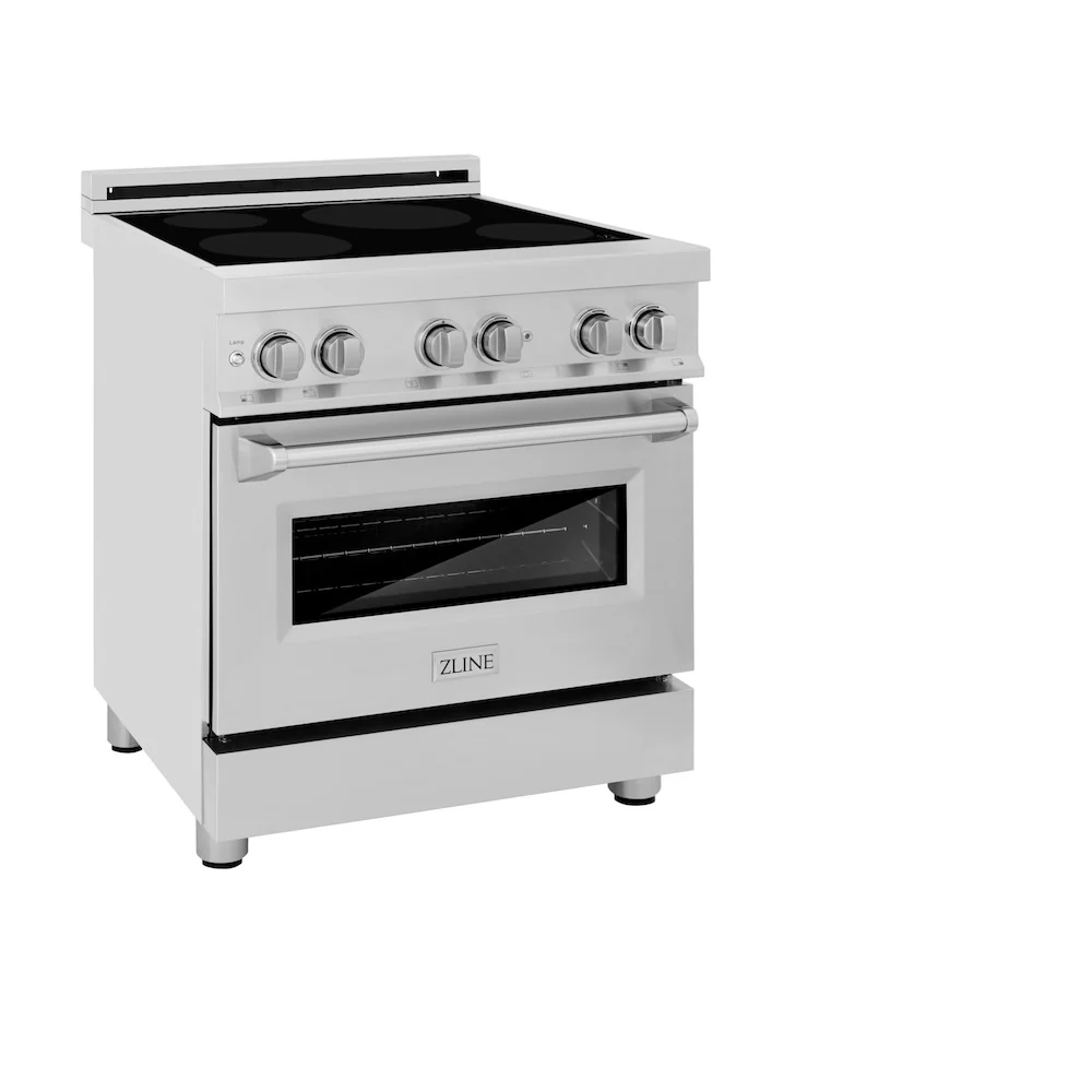 ZLINE 30 in. 4.0 cu. ft. Legacy Induction Range with 4 Element Cooktop and Electric Convection Oven in Stainless Steel, Open Box-Great Condition - Image 6