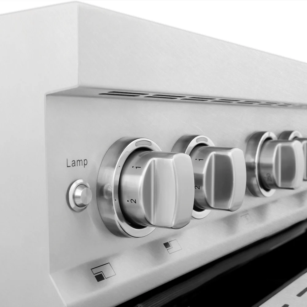 ZLINE 30 in. 4.0 cu. ft. Legacy Induction Range with 4 Element Cooktop and Electric Oven in Satin Stainless Steel and White Matte Door, Open Box-Great Condition - Image 10