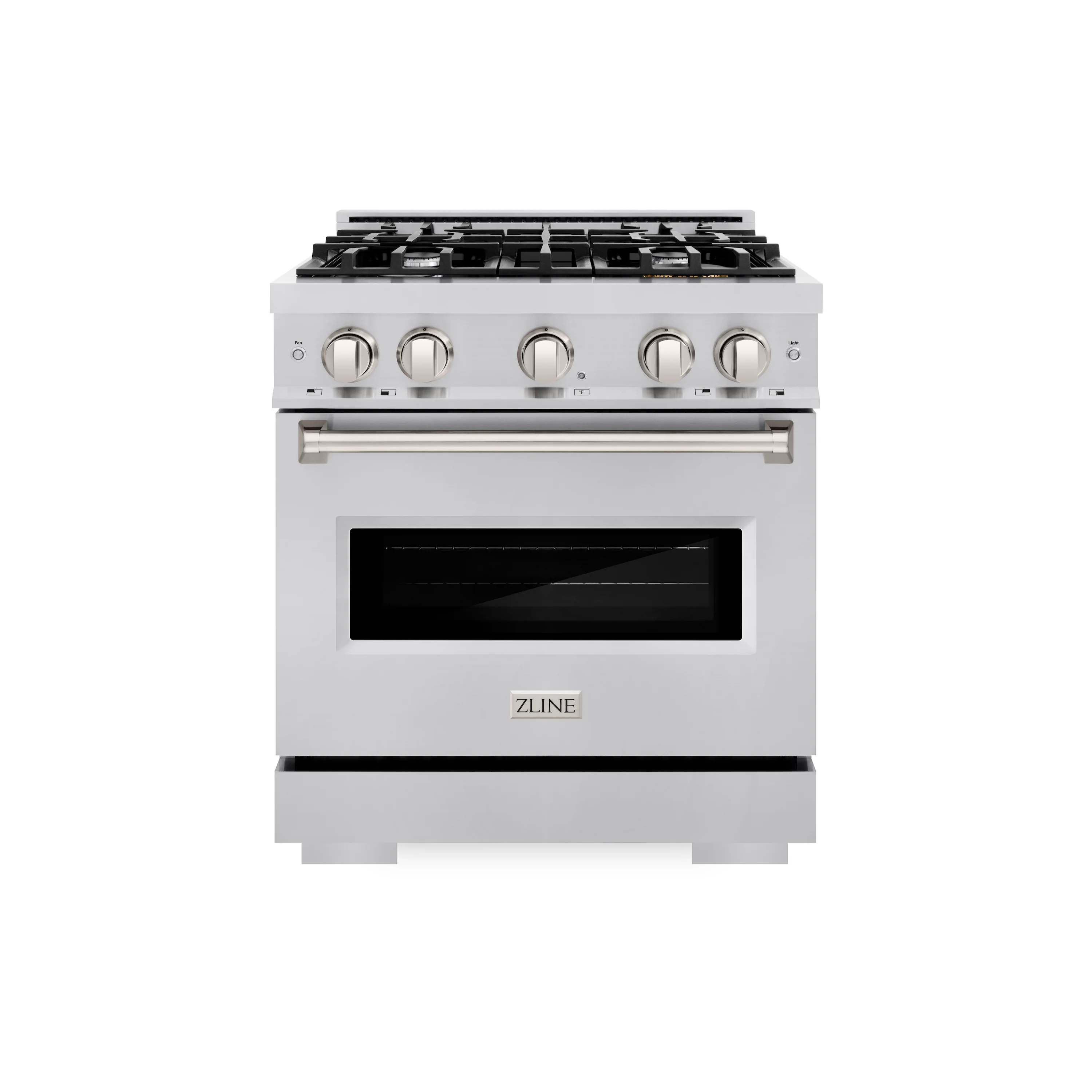 ZLINE 30 in. 4.2 cu. ft. Classic Dual Fuel Range with 4 Burner Gas Cooktop and Electric Convection Oven in Stainless Steel, Open Box-Great Condition - Image 4
