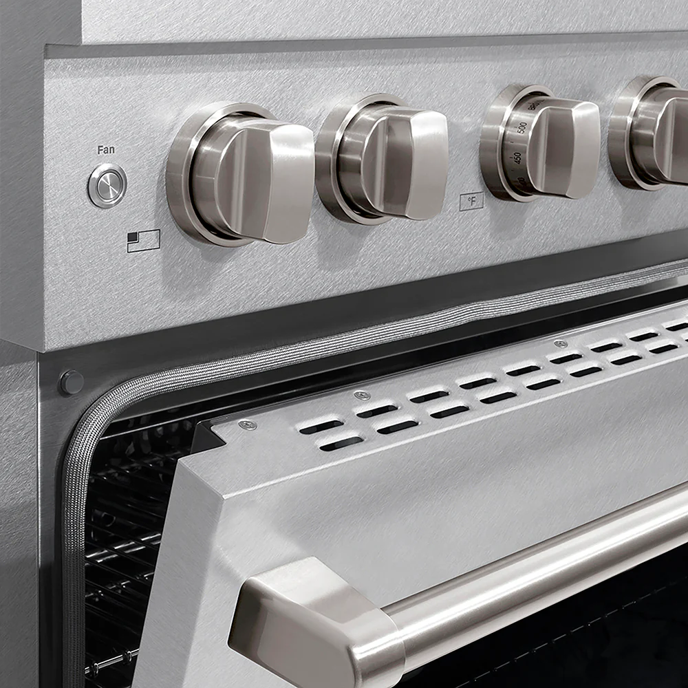 ZLINE 30 in. 4.2 cu. ft. Paramount Dual Fuel Range with 4 Burner DuoPro™ Cooktop and Electric Convection Oven in Satin Stainless Steel, Open Box-Great Condition - Image 12
