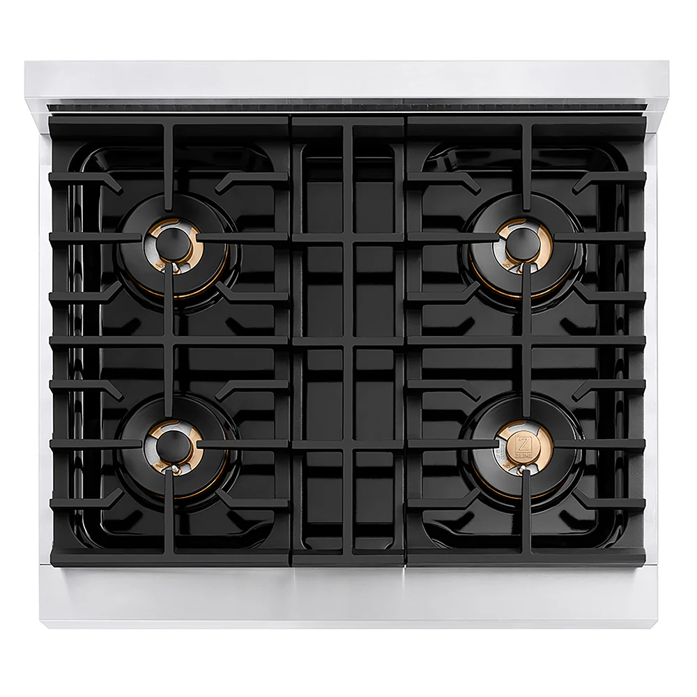ZLINE 30 in. 4.2 cu. ft. Paramount Dual Fuel Range with 4 Burner DuoPro™ Cooktop and Electric Convection Oven in Stainless Steel, Open Box-Great Condition - Image 2