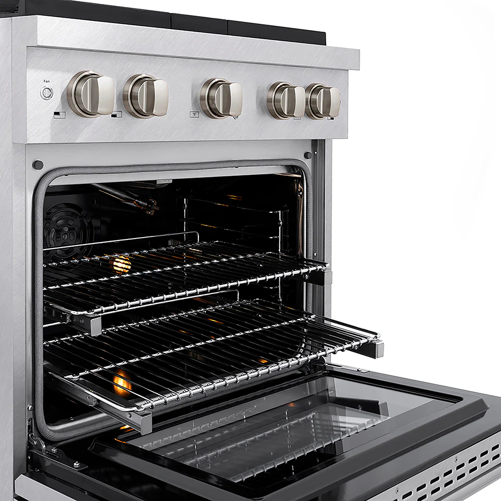ZLINE 30 in. 4.2 cu. ft. Paramount Gas Range with 4 Burner DuoPro™ Cooktop and Convection Gas Oven in Satin Stainless Steel, Open Box-Great Condition - Image 14