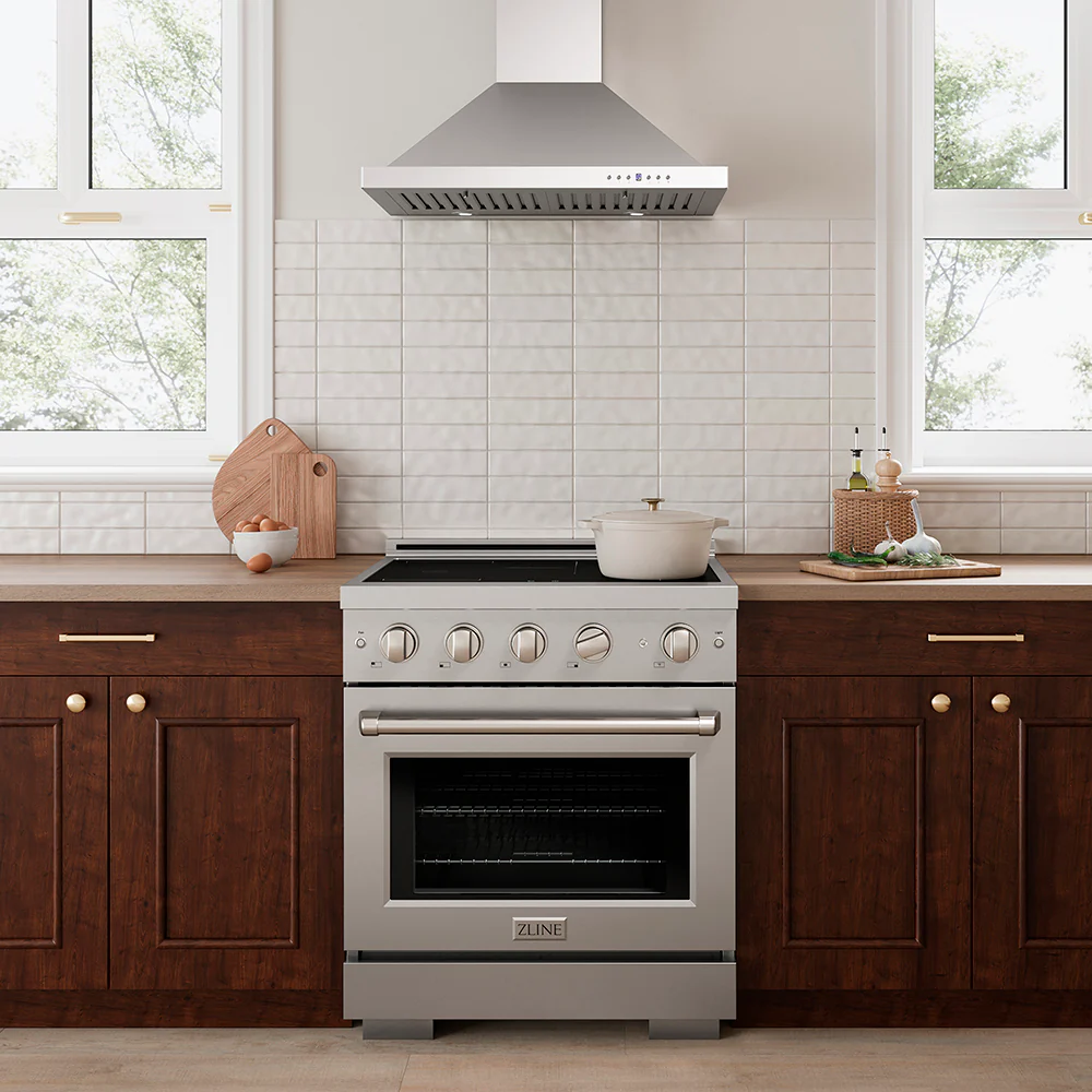 ZLINE 30 in. 4.2 cu. ft. Paramount Induction Range with 4 Element Cooktop and Electric Convection Oven in Stainless Steel, Open Box-Great Condition - Image 11