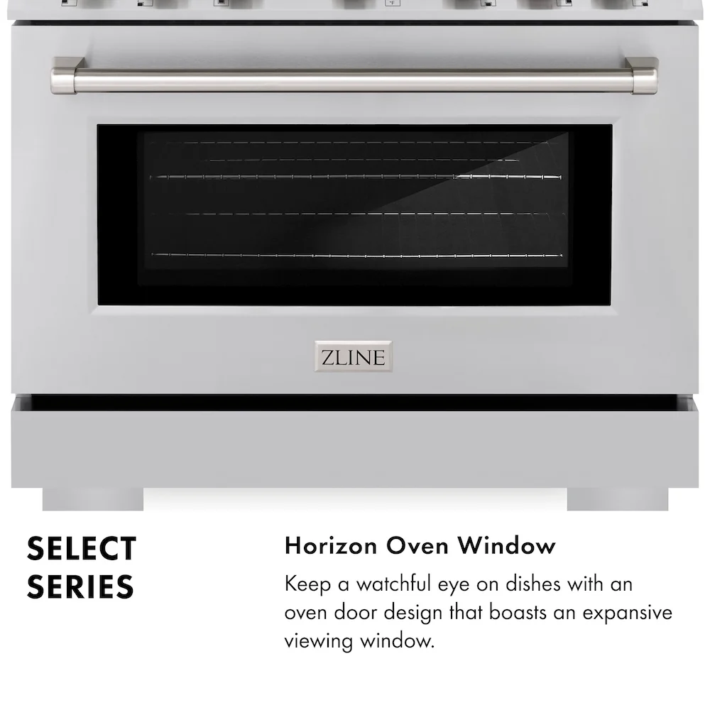 ZLINE 30 in. 4.2 cu. ft. Select Gas Range with 4 Burner Cooktop and Convection Gas Oven in Stainless Steel, Open Box-Great Condition - Image 15