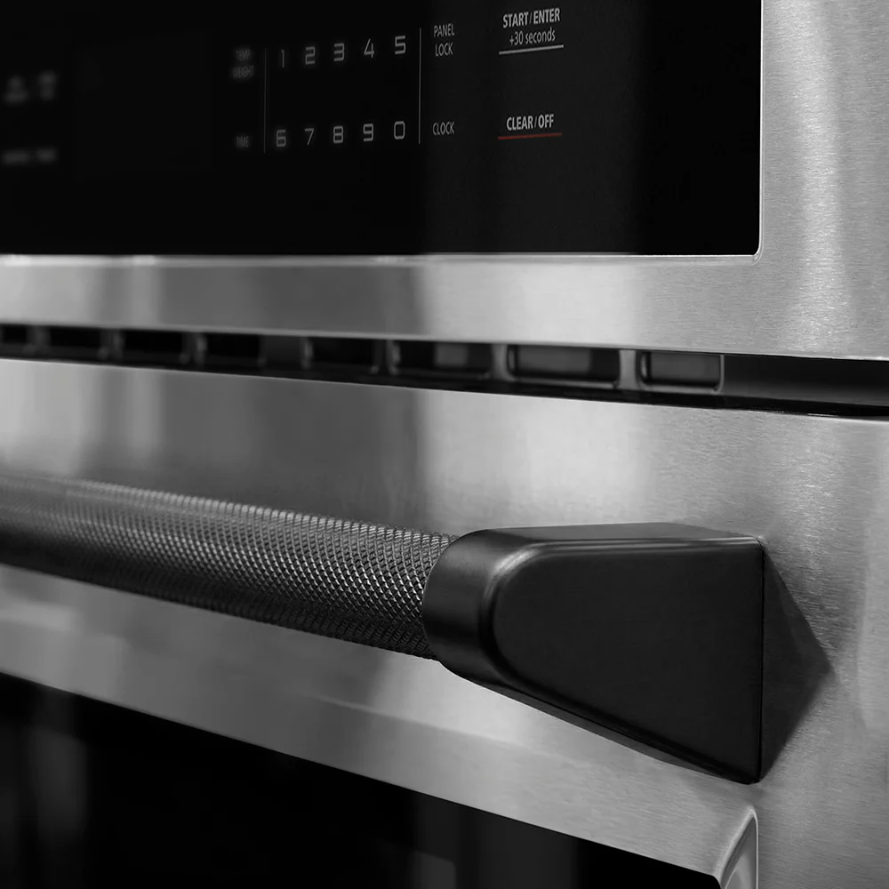ZLINE 30 in. Autograph Edition Microwave Helix Handle (Set of 1) in Matte Black (MWHZ-30-K-MB) - Image 2