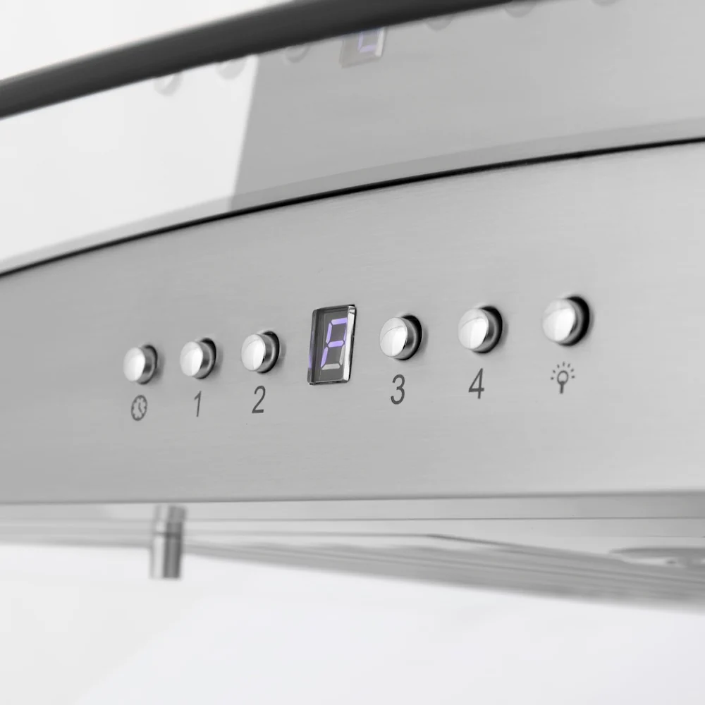 ZLINE 30 in. Convertible Vent Island Mount Range Hood in Stainless Steel & Glass Handle, Open Box-Great Condition - Image 6