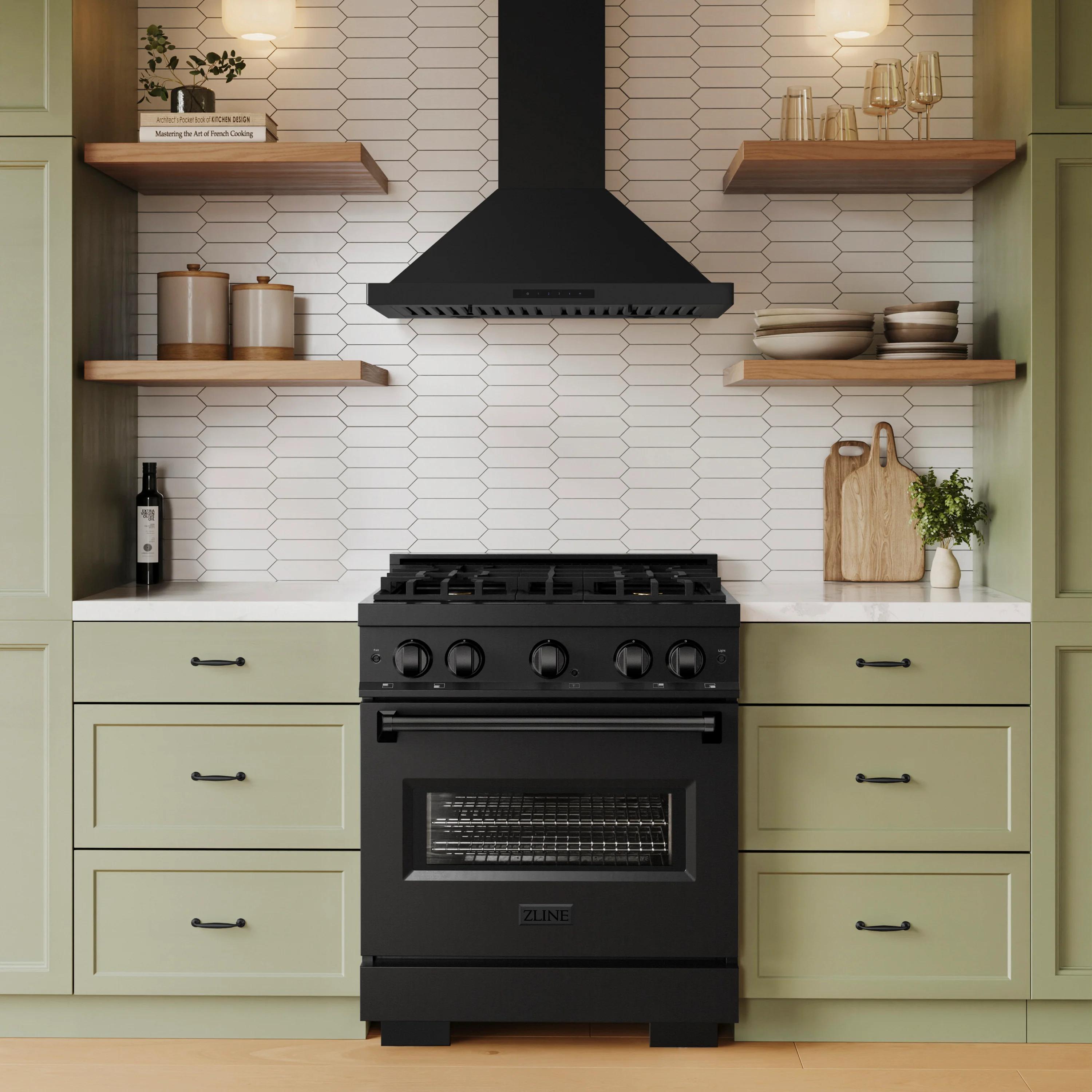 ZLINE 30 in. Convertible Vent Wall Mount Range Hood in Black Stainless Steel Handle, Open Box-Great Condition - Image 2