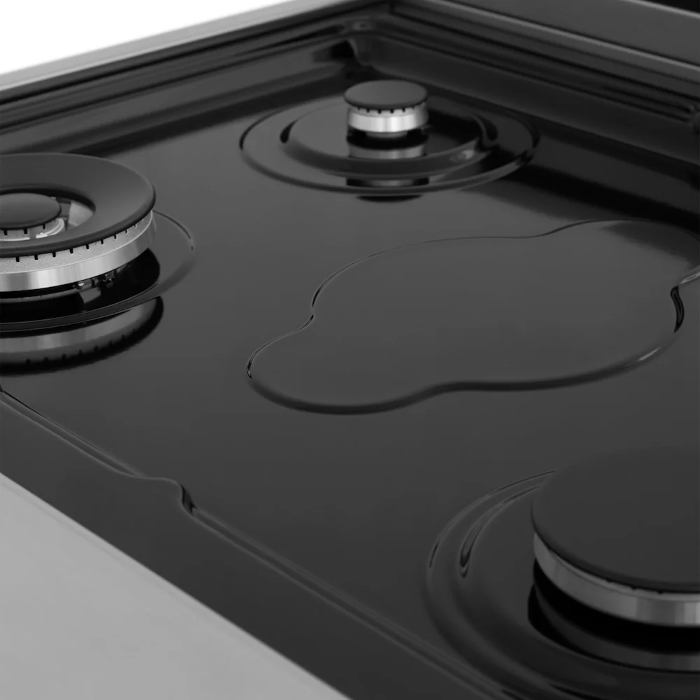 ZLINE 30 in. Legacy Gas Rangetop with 4 Burners and Porcelain Cooktop in Stainless Steel, Open Box-Great Condition - Image 6