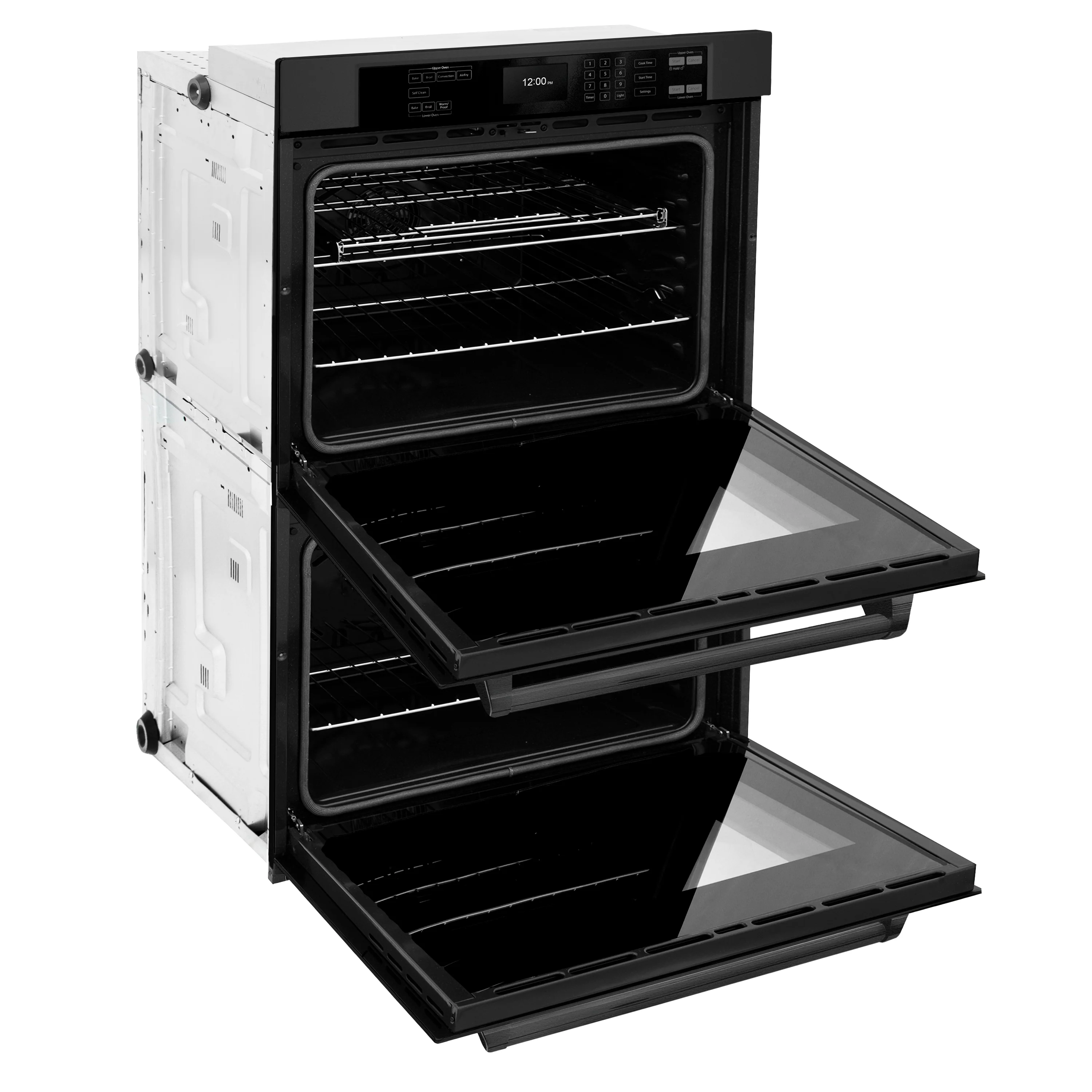 ZLINE 30 in. Professional True Convection Double Wall Oven with Air Fry and Self Clean in Black Stainless Steel, Open Box-Great Condition - Image 8