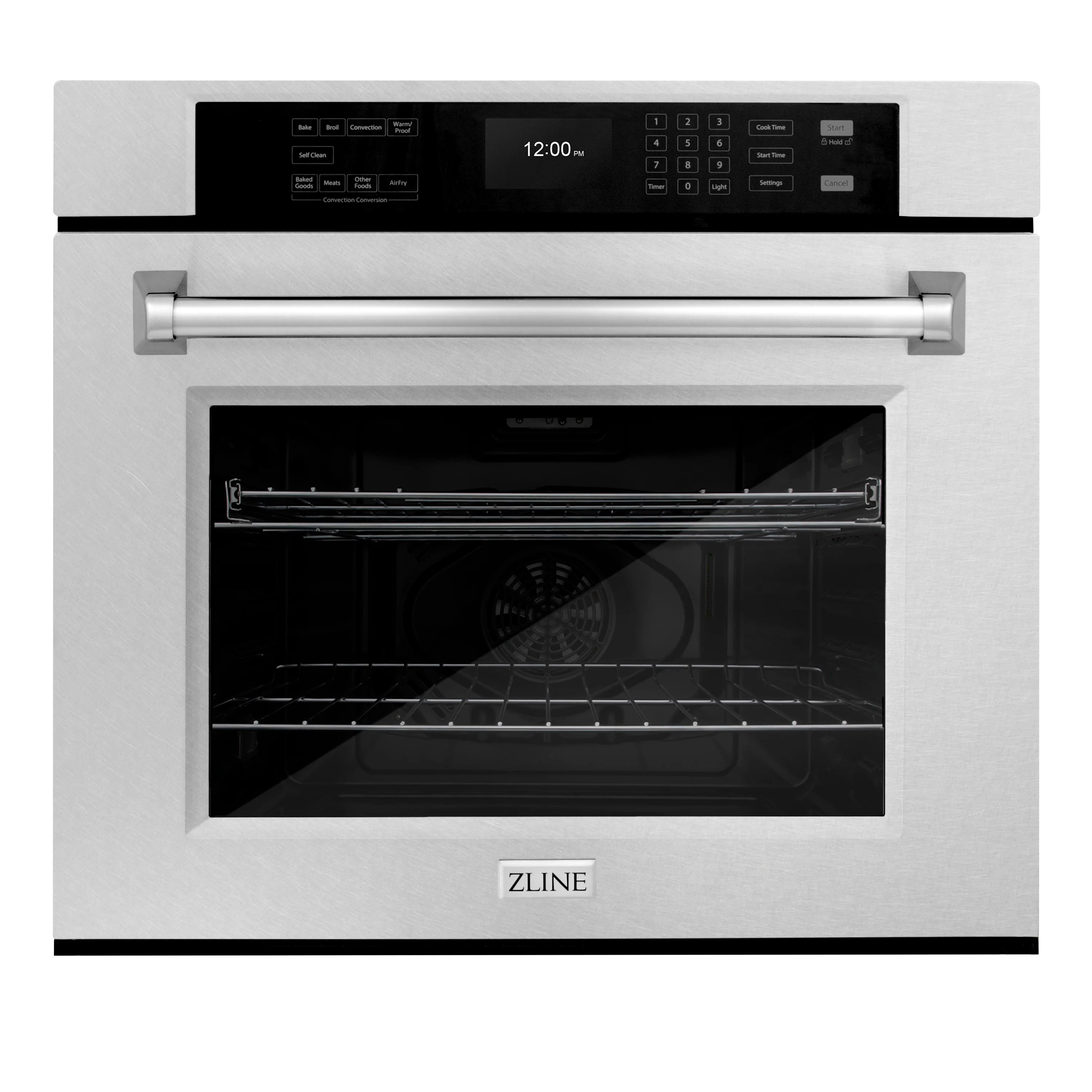 ZLINE 30 in. Professional True Convection Single Wall Oven with Air Fry and Self Clean in Satin Stainless Steel, Open Box-Great Condition