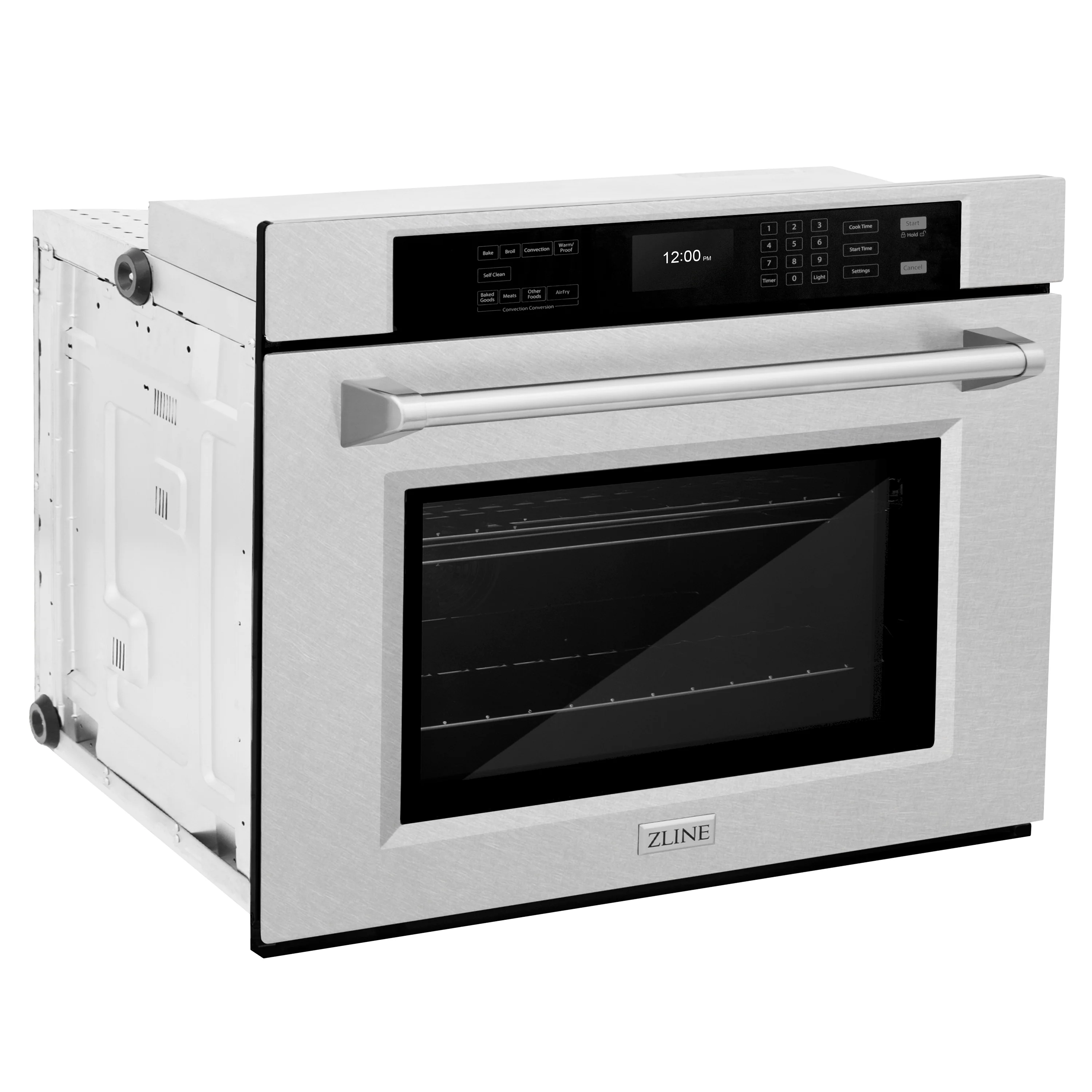 ZLINE 30 in. Professional True Convection Single Wall Oven with Air Fry and Self Clean in Satin Stainless Steel, Open Box-Great Condition - Image 6