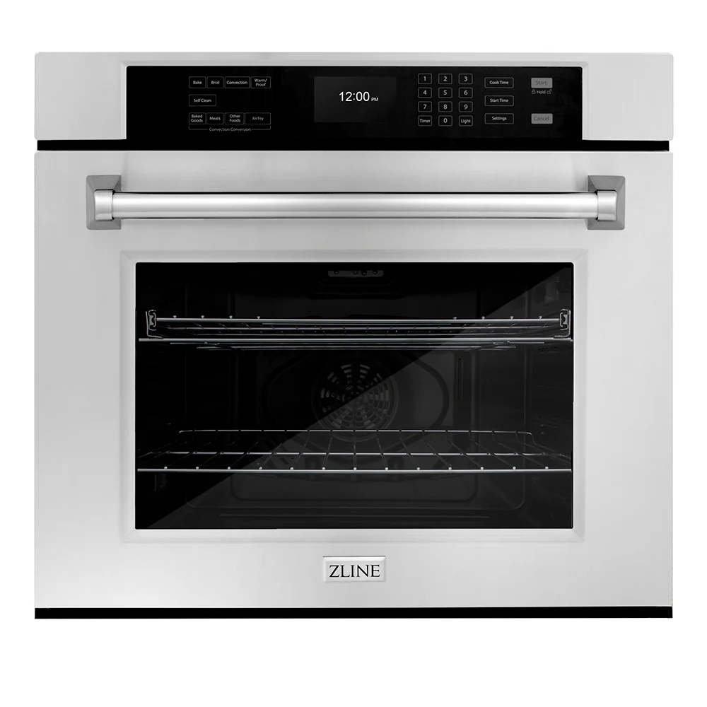 ZLINE 30 in. Professional True Convection Single Wall Oven with Air Fry and Self Clean in Stainless Steel, Open Box-Great Condition - Image 3