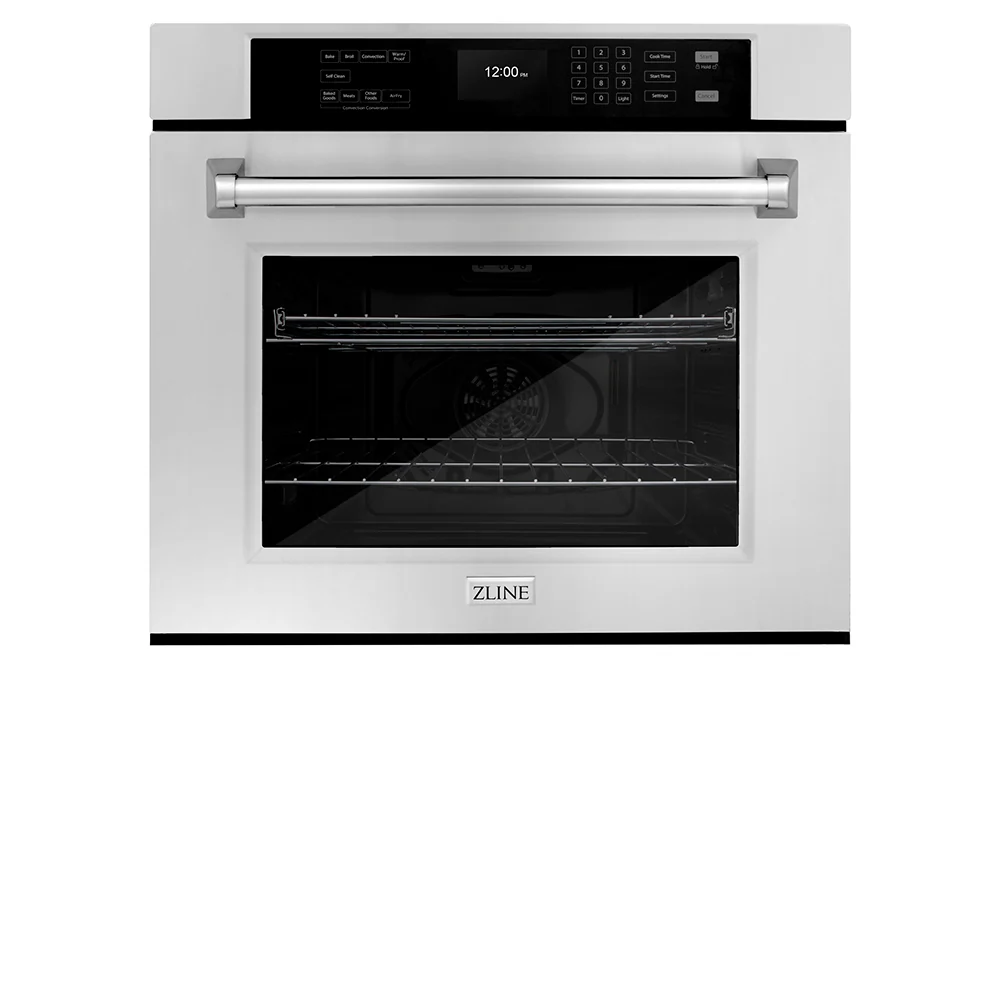 ZLINE 30 in. Professional True Convection Single Wall Oven with Air Fry and Self Clean in Stainless Steel, Open Box-Great Condition - Image 4