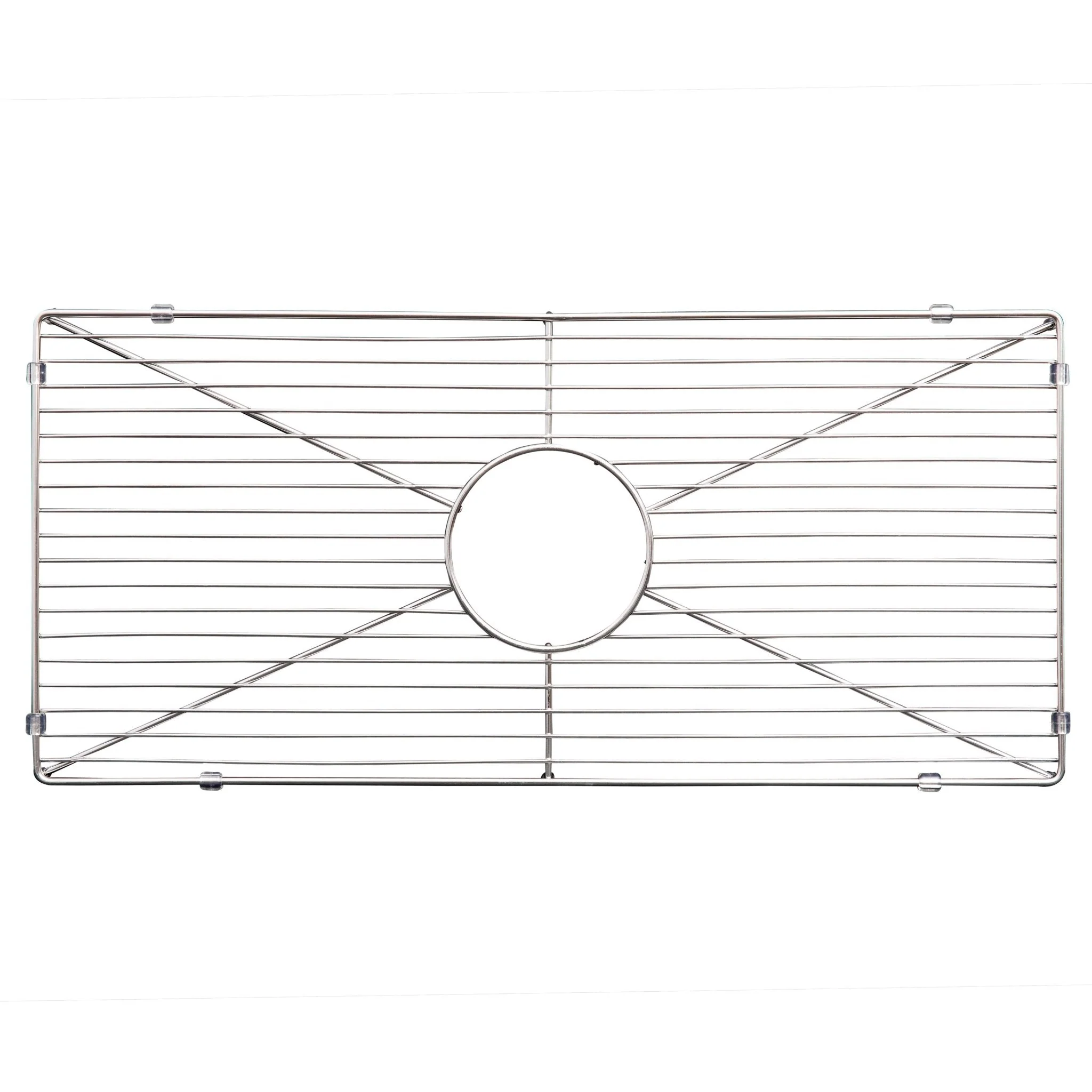 ZLINE 30 in. Venice Farmhouse Apron Front Reversible Single Bowl Fireclay Kitchen Sink with Bottom Grid in White Gloss (FRC5119-WH-30) - Image 2