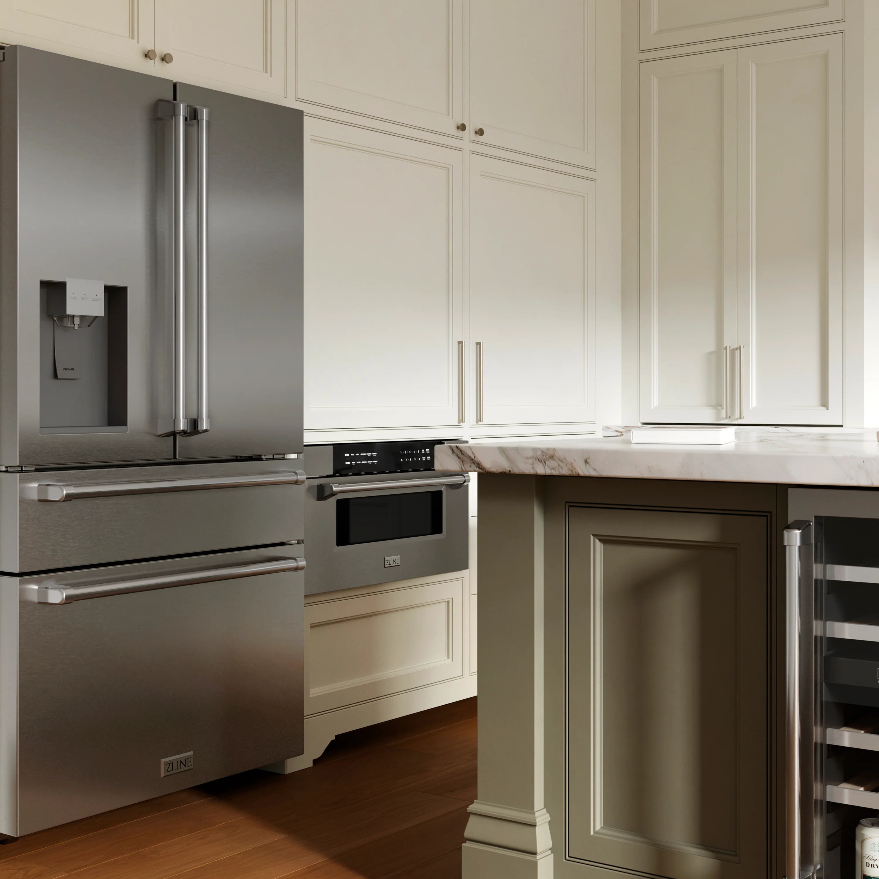 ZLINE 30 in. 1.2 cu. ft. Stainless Steel Built-In Microwave Drawer (MWD-30) - Image 15