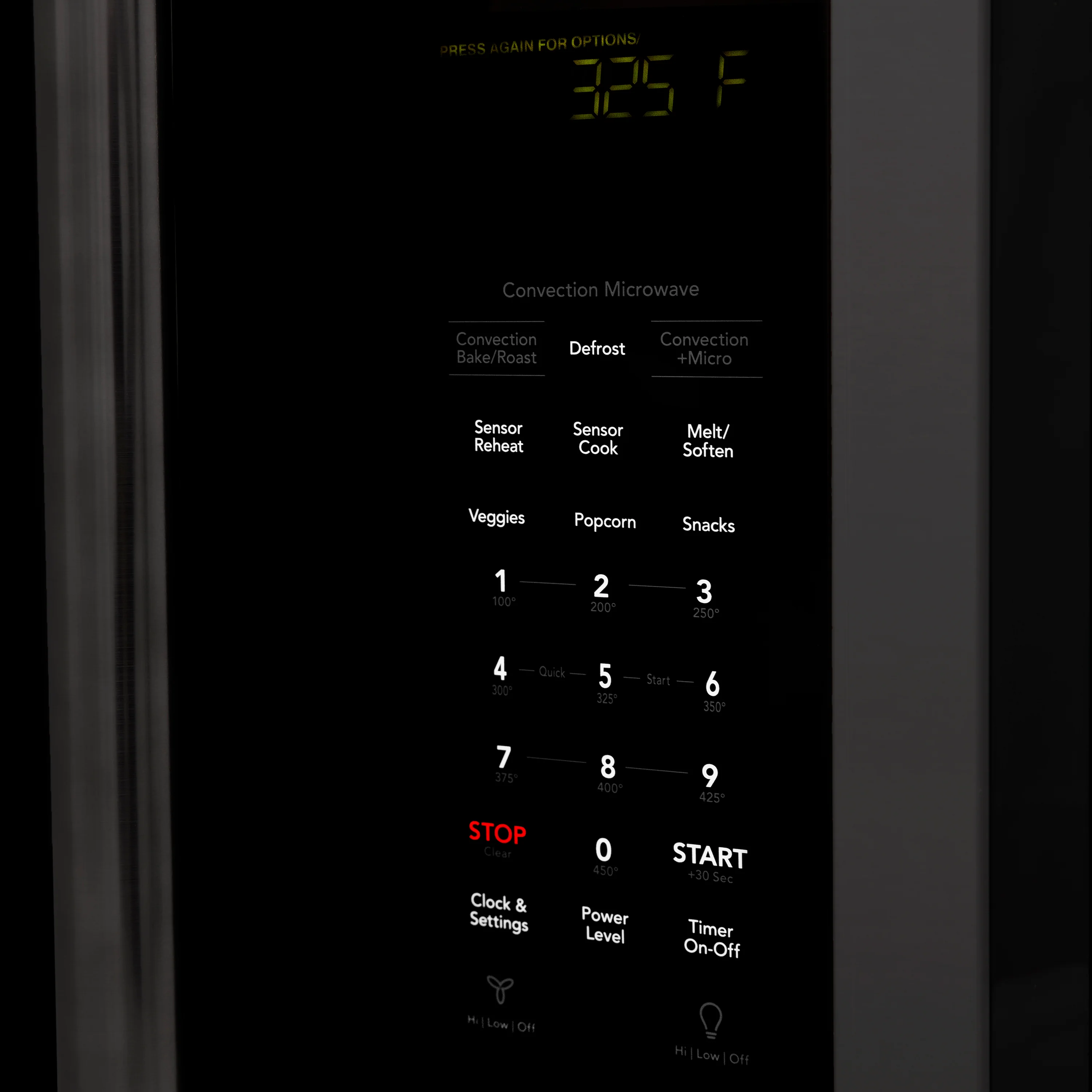 ZLINE 1.5 cu. ft. Over the Range Convection Microwave Oven in Black Stainless Steel with Modern Handle and Sensor Cooking (MWO-OTR-30-BS) - Image 7