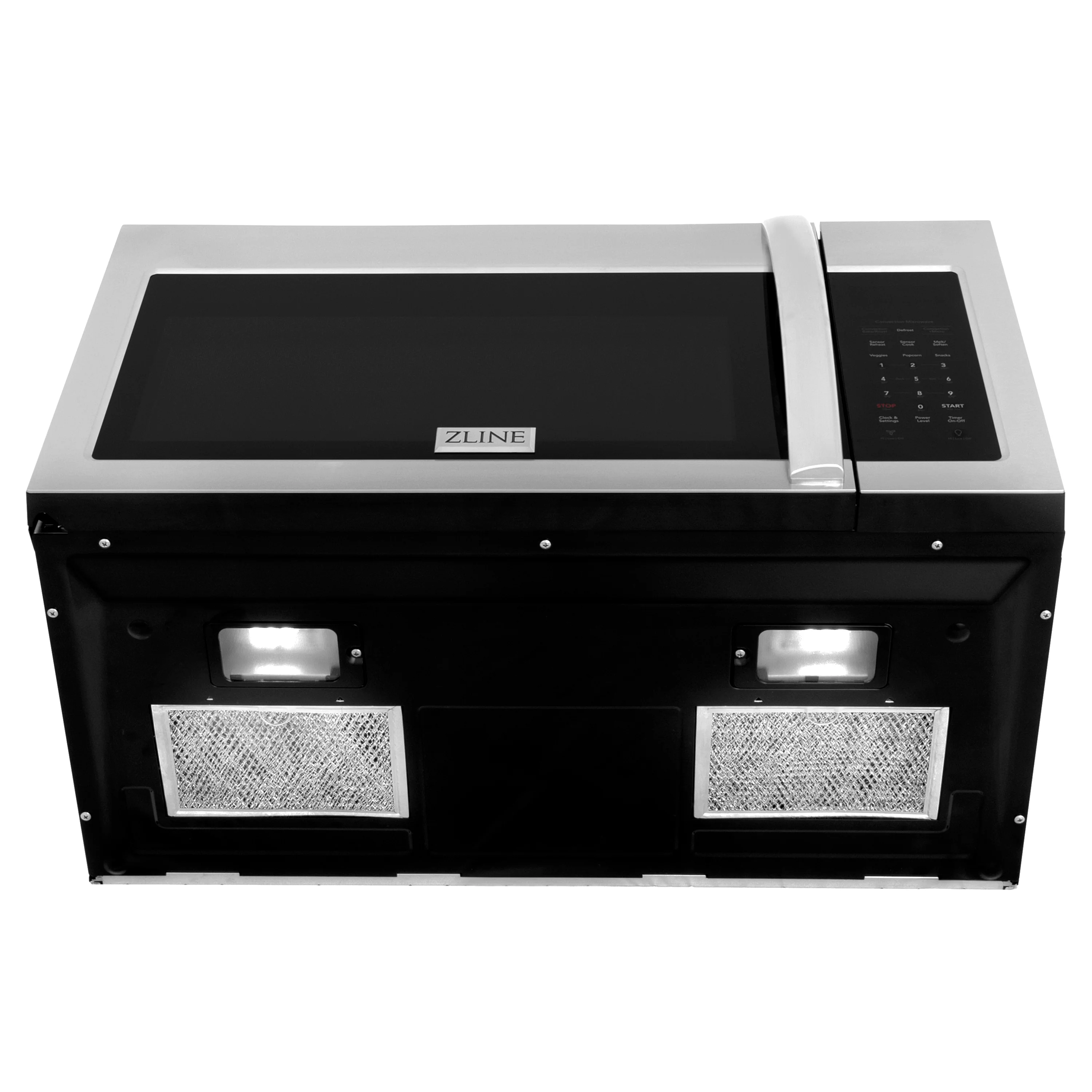 ZLINE 30 in. Stainless Steel Over the Range Convection Microwave Oven with Modern Handle (MWO-OTR-30) - Image 6