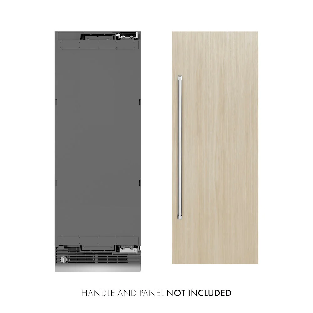ZLINE 30 in. 16.7 cu. ft. Panel Ready Column Refrigerator with Graphite Gray Interior (RBCRV-30) - Image 2