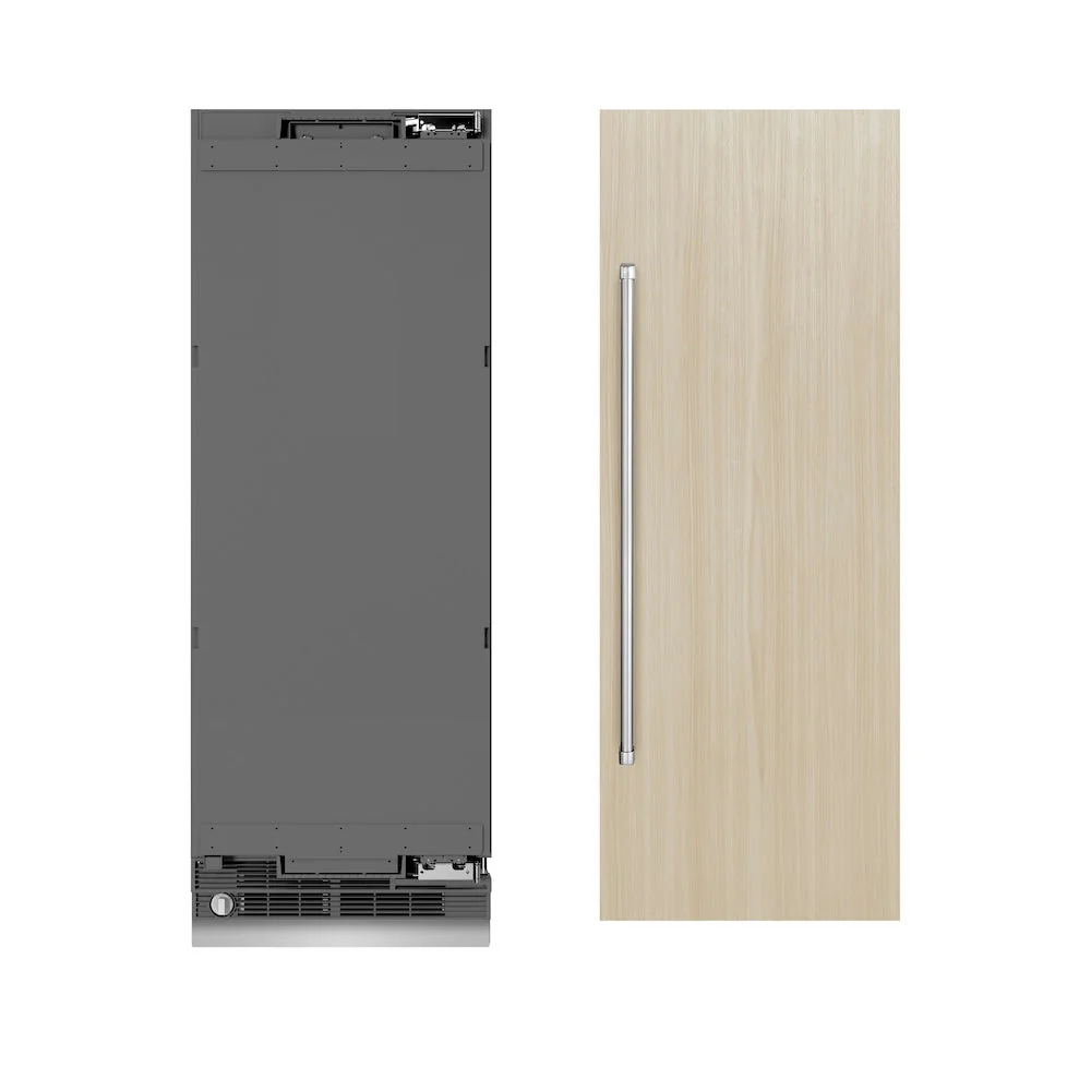 ZLINE 30 in. 16.7 cu. ft. Panel Ready Column Refrigerator with Graphite Gray Interior (RBCRV-30) - Image 3