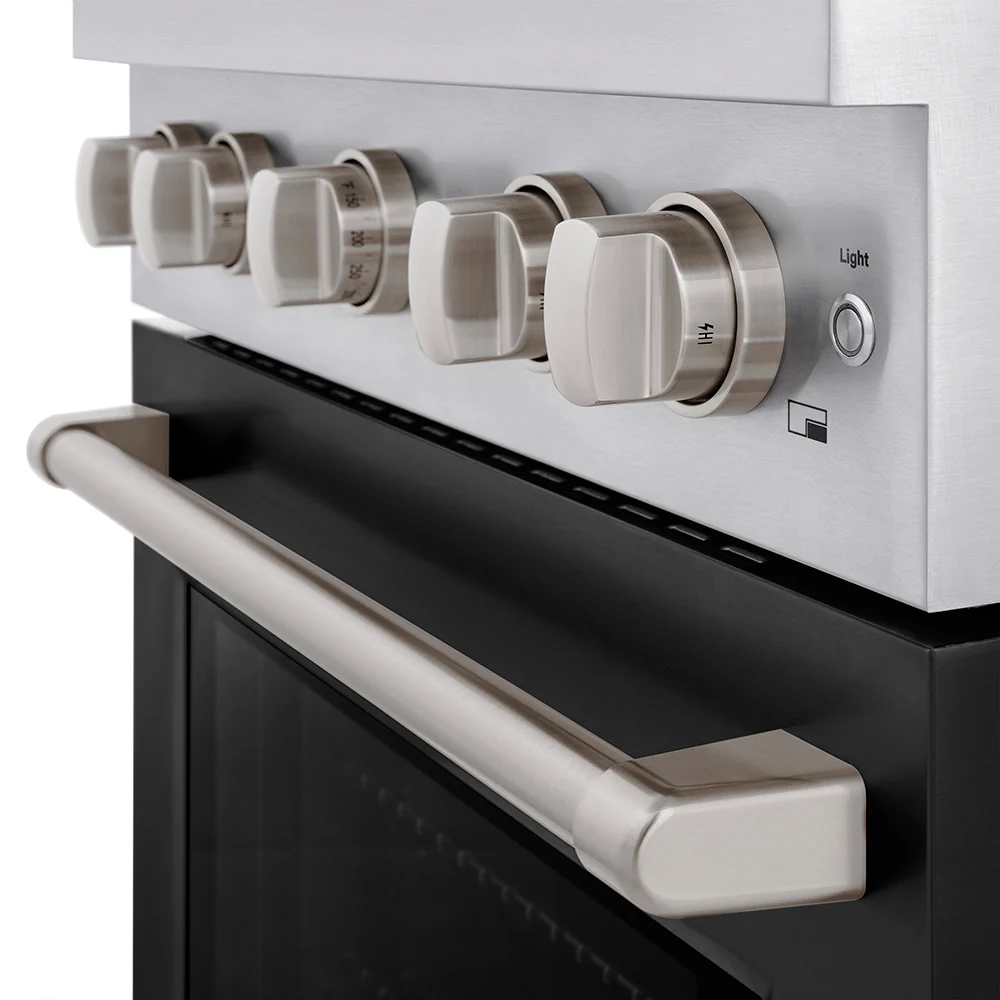 ZLINE 30 in. 4.2 cu. ft. Paramount Gas Range with 4 Burner DuoPro™ Cooktop and Convection Gas Oven with Black Matte Door (PSGR-BLM-30) - Image 9