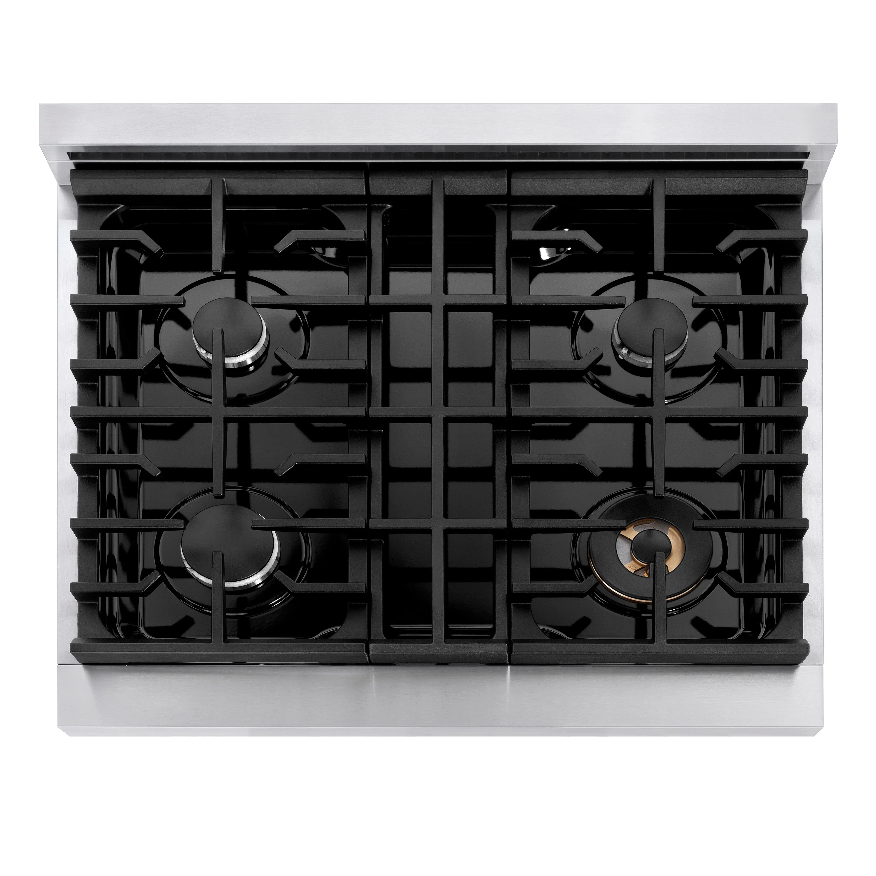 ZLINE 30 in. Paramount Gas Rangetop with 4 Burners and Porcelain Cooktop in Stainless Steel (SRT30) - Image 4