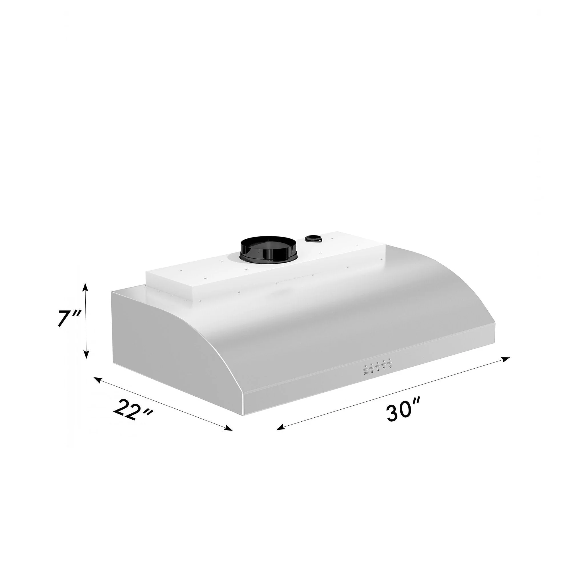 ZLINE Ducted Under Cabinet Range Hood in Stainless Steel (627-30) - Image 9