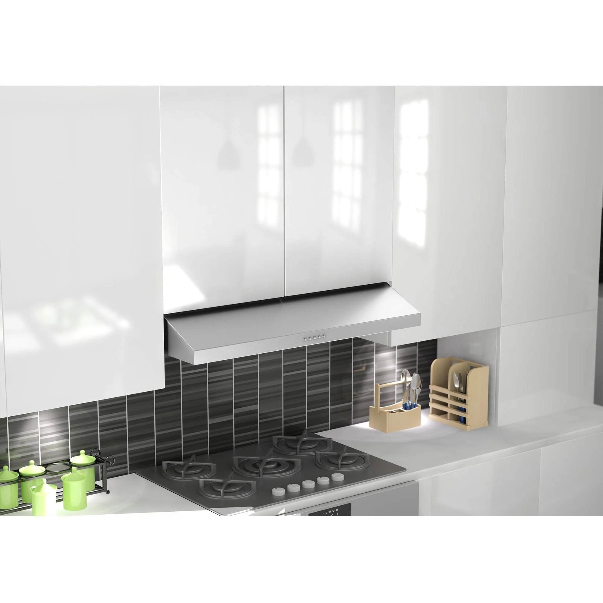 ZLINE 30 inch 280 CFM Ducted Under Cabinet Range Hood in Stainless Steel - Hardwired Power (615-30) - Image 12