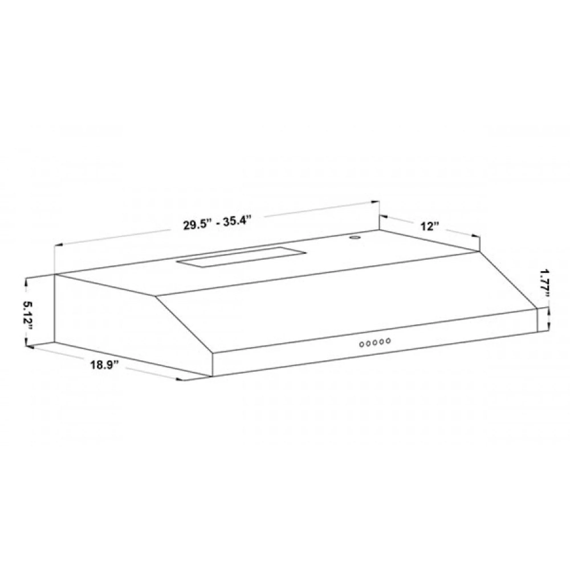 ZLINE 30 inch 280 CFM Ducted Under Cabinet Range Hood in Stainless Steel - Hardwired Power (615-30) - Image 15