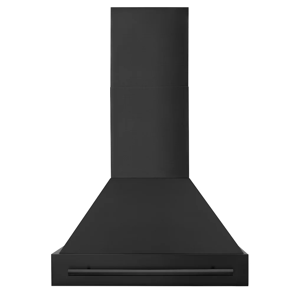 ZLINE 30" Black Stainless Steel Range Hood with Black Stainless Steel Handle (BS655-30-BS) - Image 3