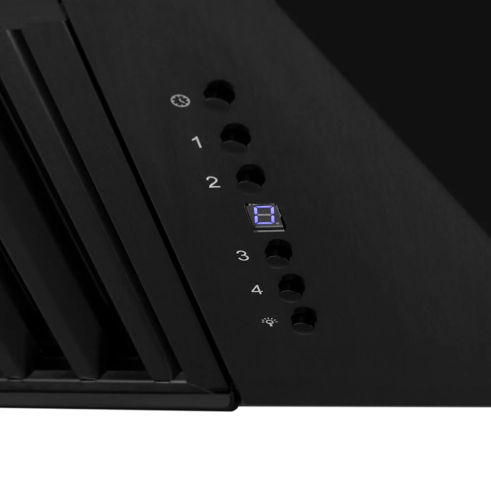 ZLINE 30" Black Stainless Steel Range Hood with Black Stainless Steel Handle (BS655-30-BS) - Image 7