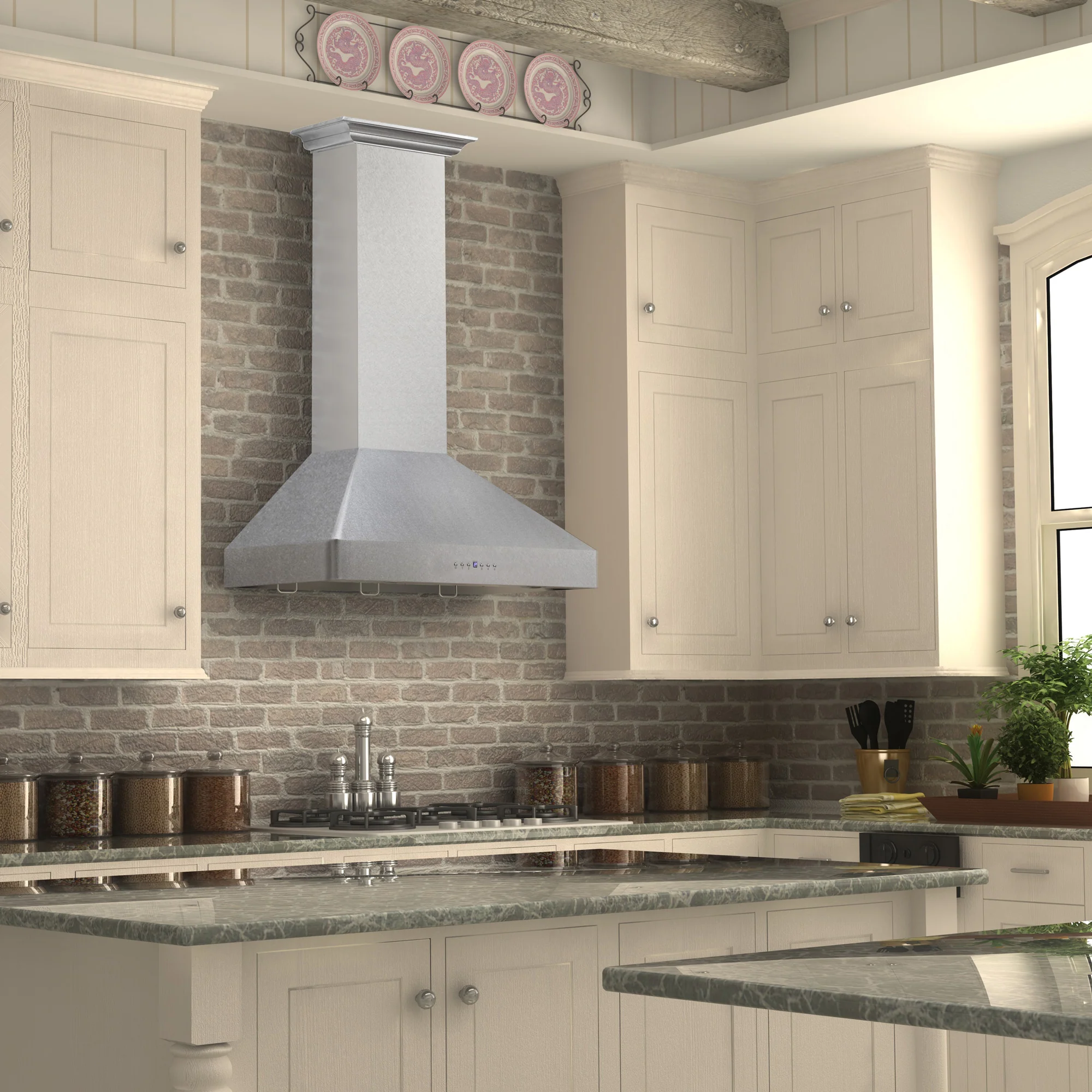 ZLINE 30" Ducted Wall Mount Range Hood in Fingerprint Resistant Stainless Steel (8KF2S-30) - Image 2