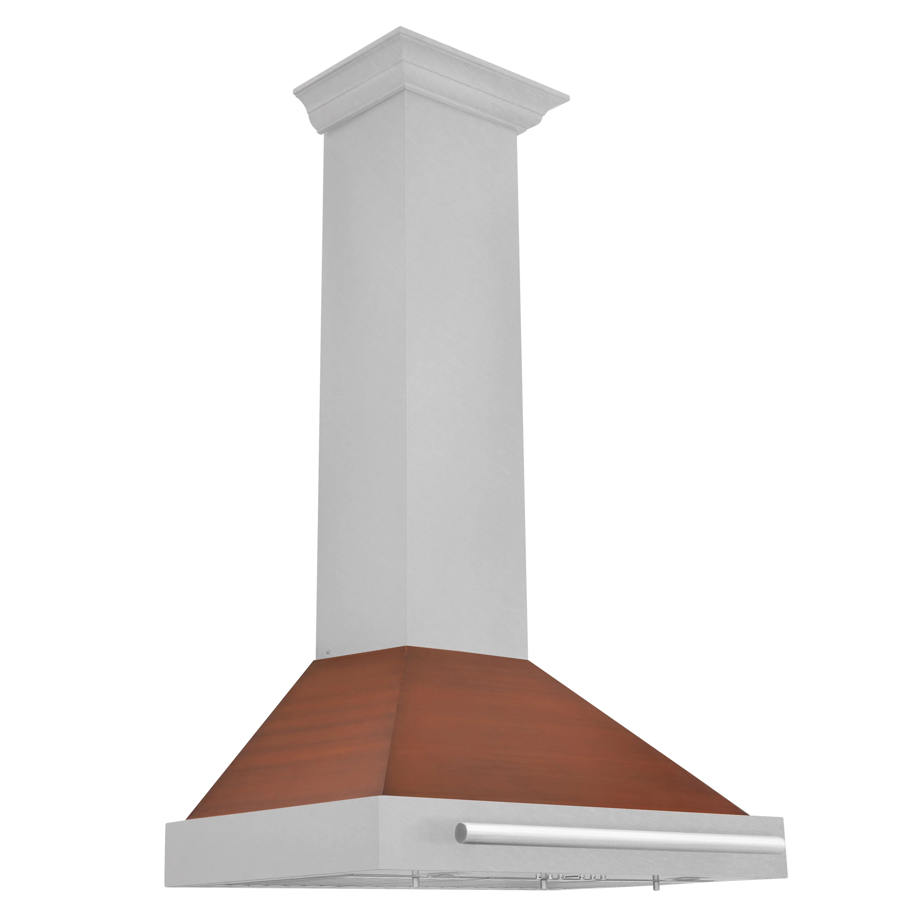 ZLINE 30 in. Convertible Fingerprint Resistant Satin Stainless Steel Range Hood with Copper Shell and Stainless Steel Handle (KB4SNX-C-30) - Image 3