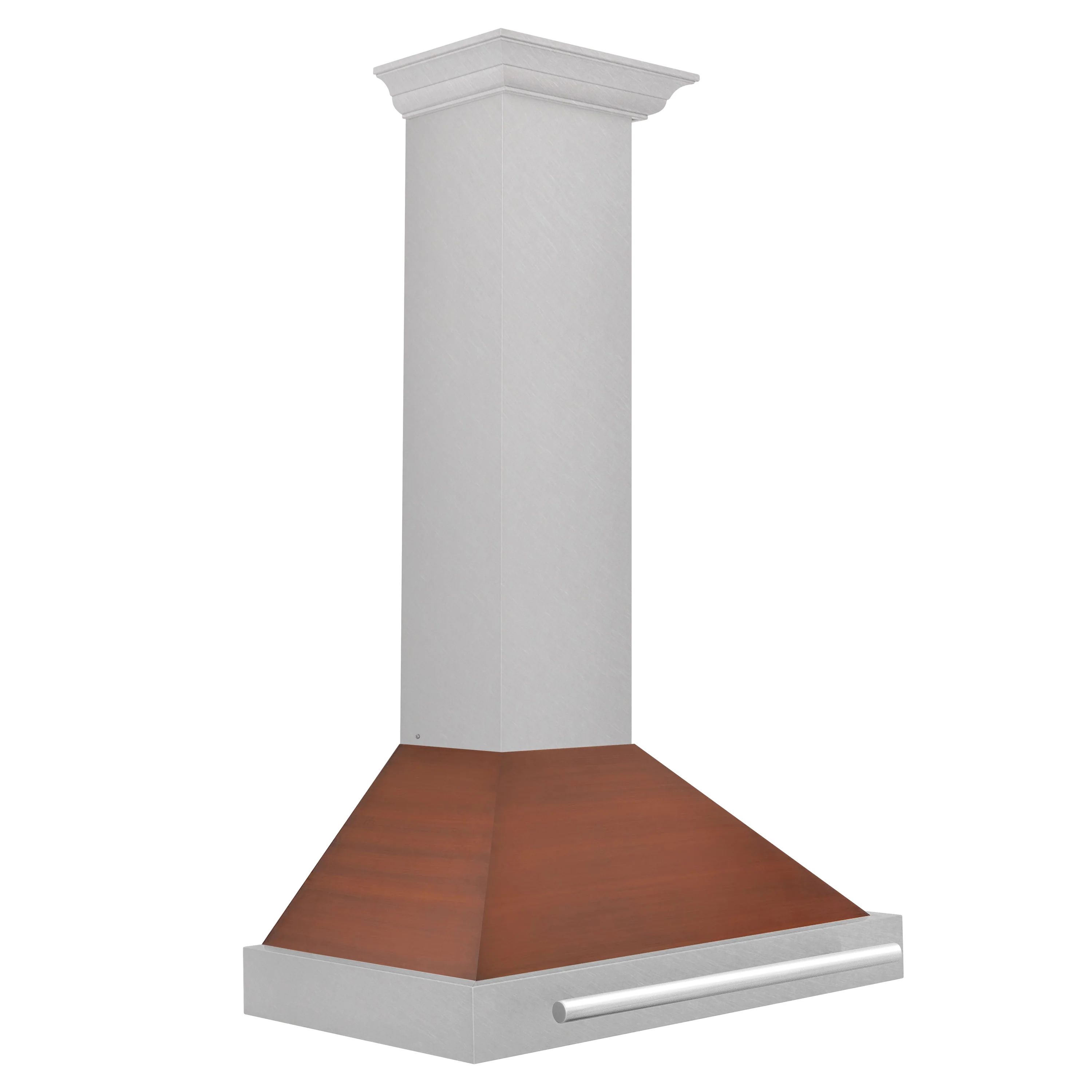 ZLINE 30 in. Convertible Fingerprint Resistant Satin Stainless Steel Range Hood with Copper Shell and Stainless Steel Handle (KB4SNX-C-30) - Image 4