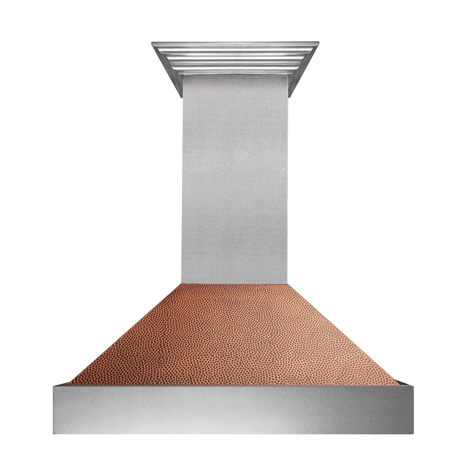30" Ducted Fingerprint Resistant Stainless Steel Range Hood with Hand-Hammered Copper Shell (8654HH-30) - Image 4