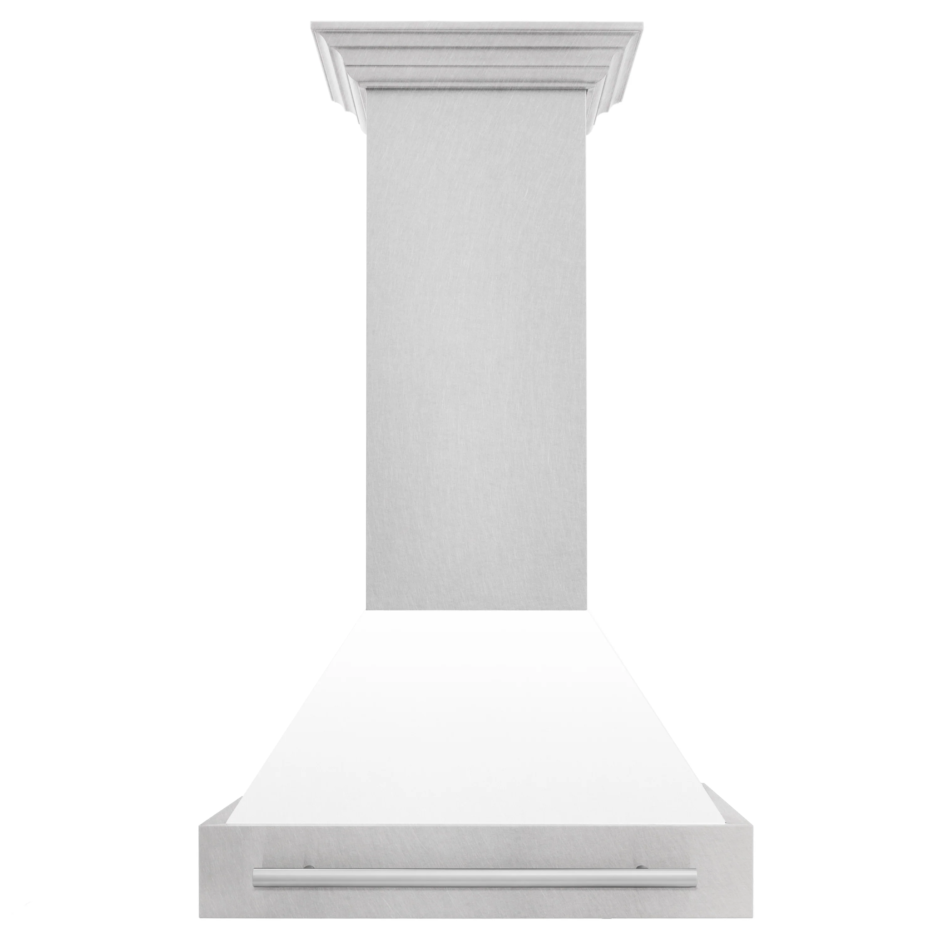 ZLINE 30" Fingerprint Resistant Stainless Steel Range Hood with White Matte Shell (8654SNX-WM30) - Image 5