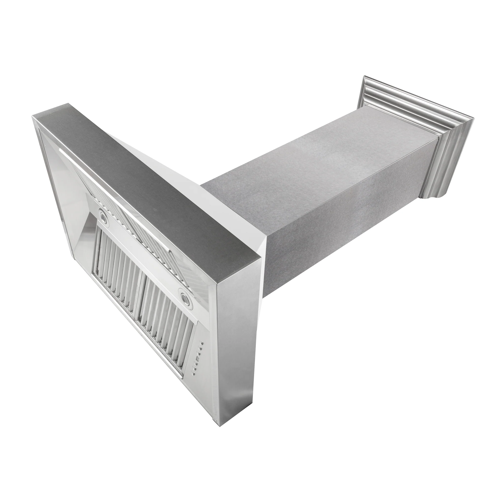 30" Ducted Fingerprint Resistant Stainless Steel Range Hood with White Matte Shell (8654WM-30) - Image 5