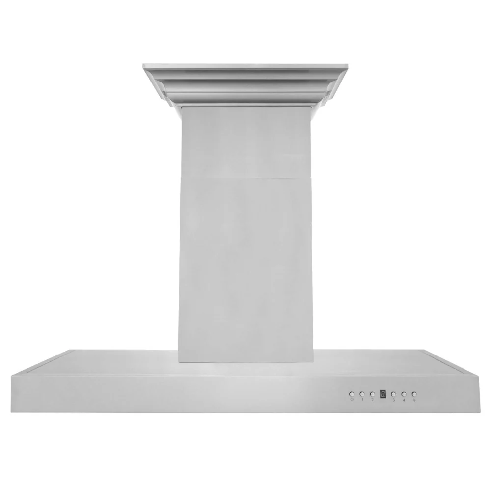 30" ZLINE CrownSound™Ducted Vent Wall Mount Range Hood in Stainless Steel with Built-in Bluetooth Speakers (KECRN-BT-30) - Image 4