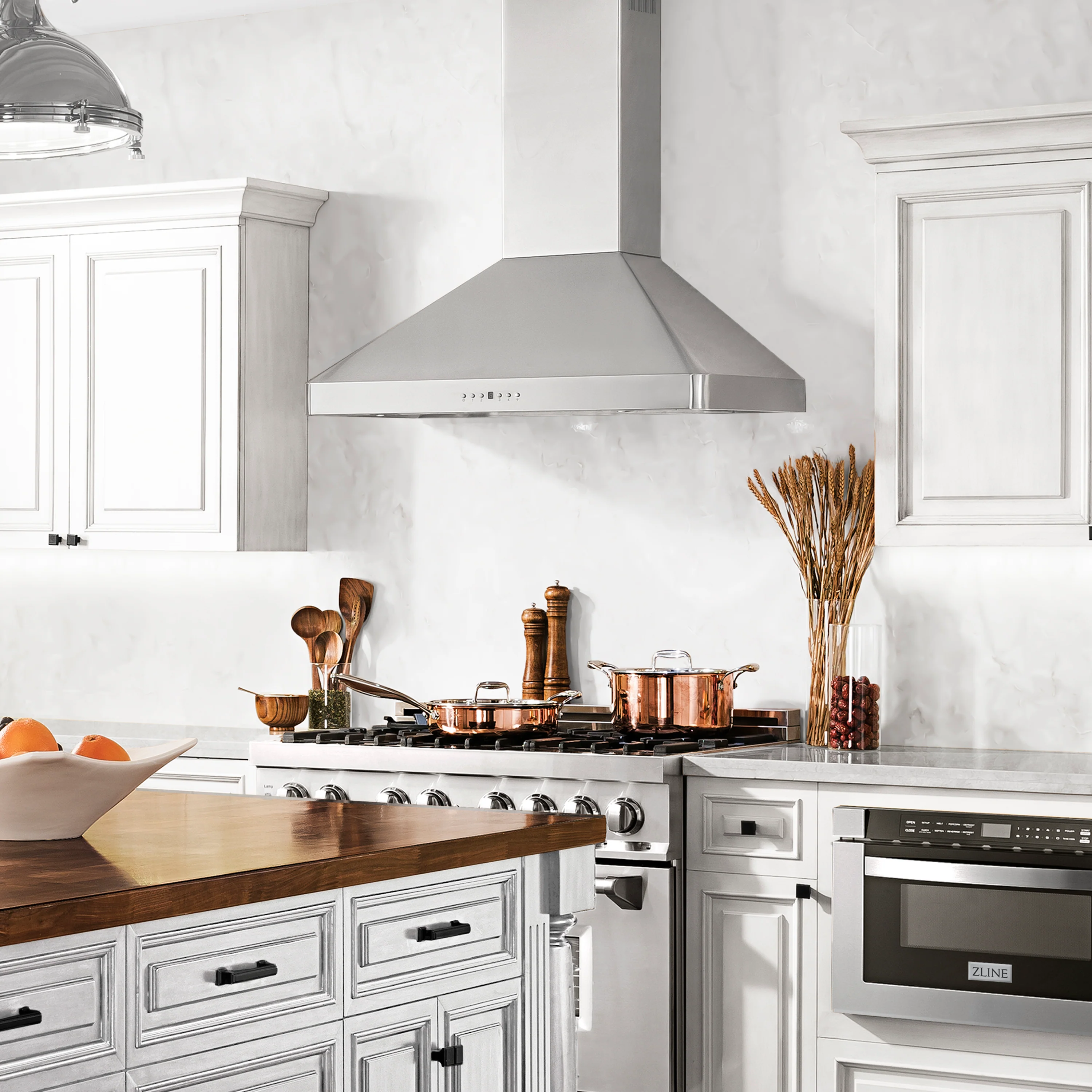 ZLINE 30" Convertible Vent Wall Mount Range Hood in Stainless Steel (KF2-30) - Image 2