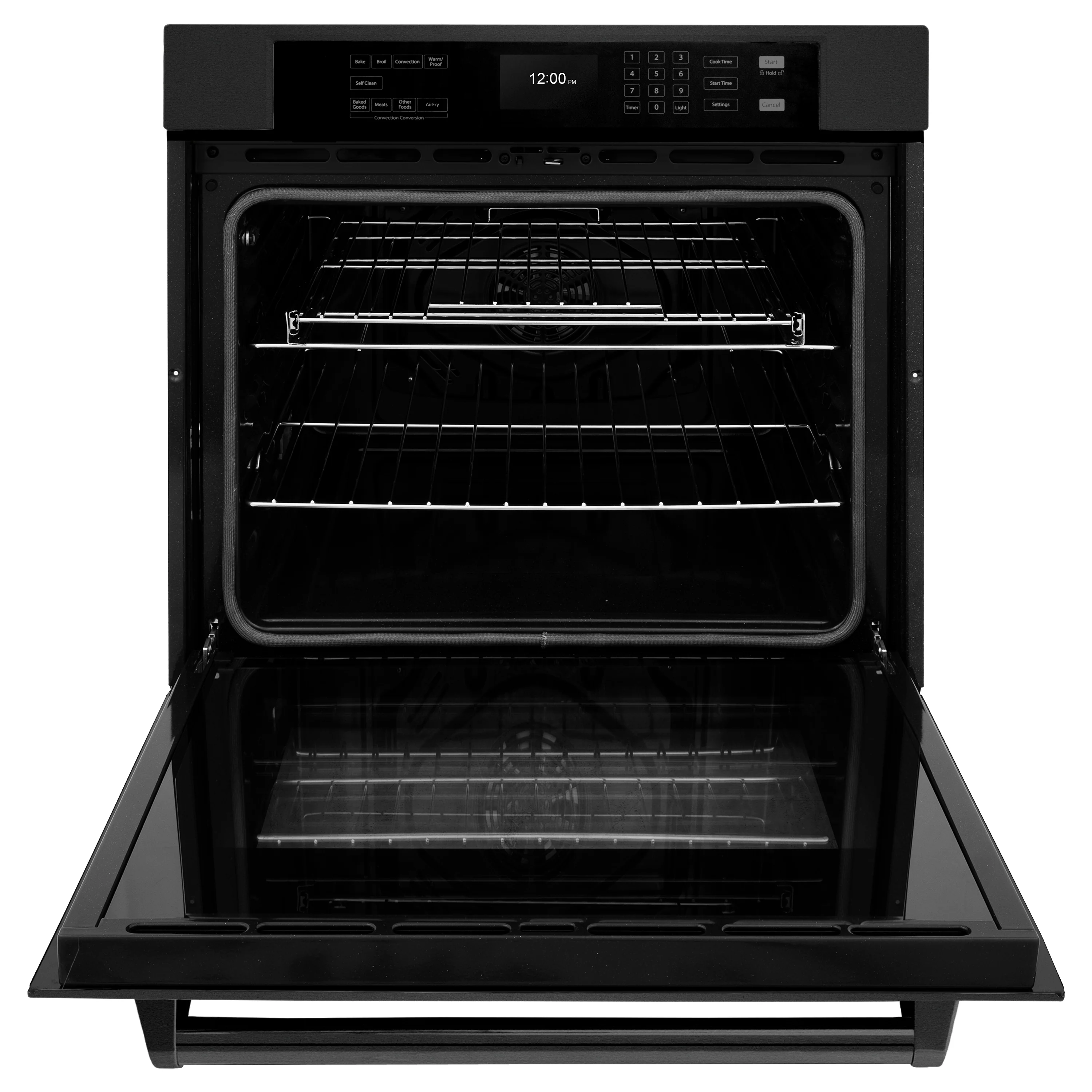 ZLINE 30 in. Professional True Convection Single Wall Oven with Air Fry and Self Clean in Black Stainless Steel (WASB-30) - Image 6